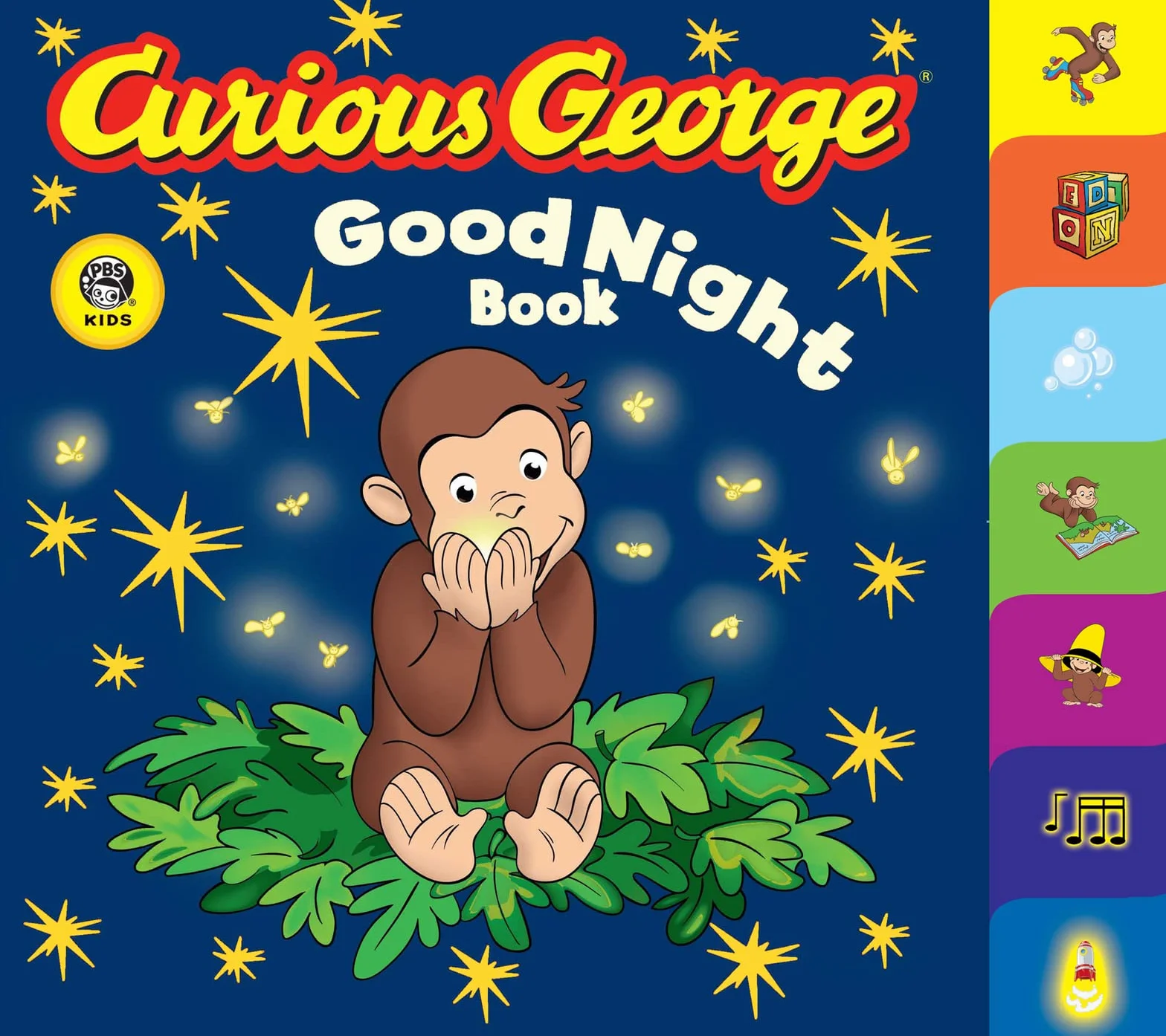 Curious George Good Night Book Tabbed Board Book