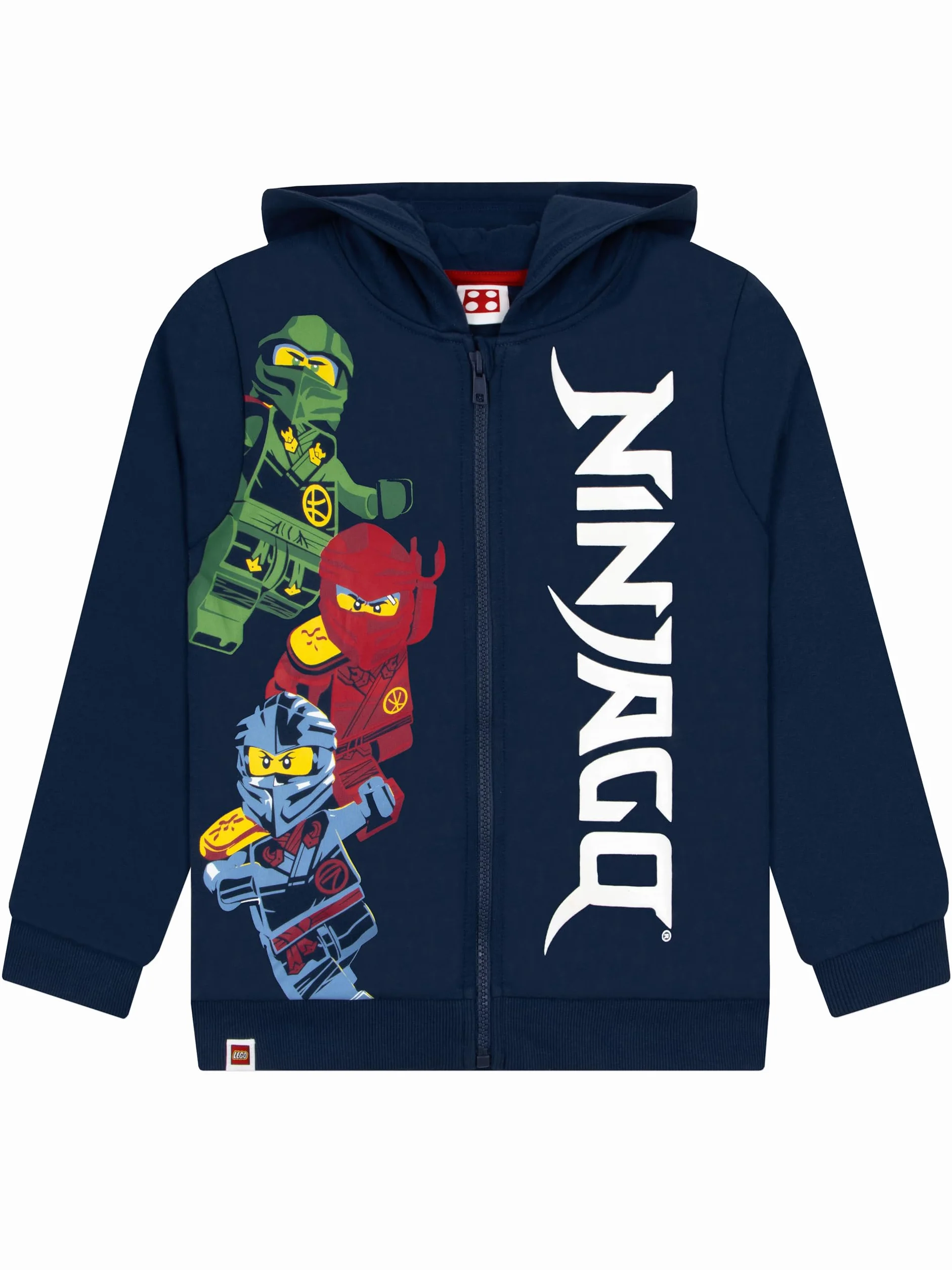 Bluza z kapturem Lego Ninjago | Ubrania Ninjago dla chłopców | Dziecięca bluza Ninja | Wiek od 5 do 13 lat