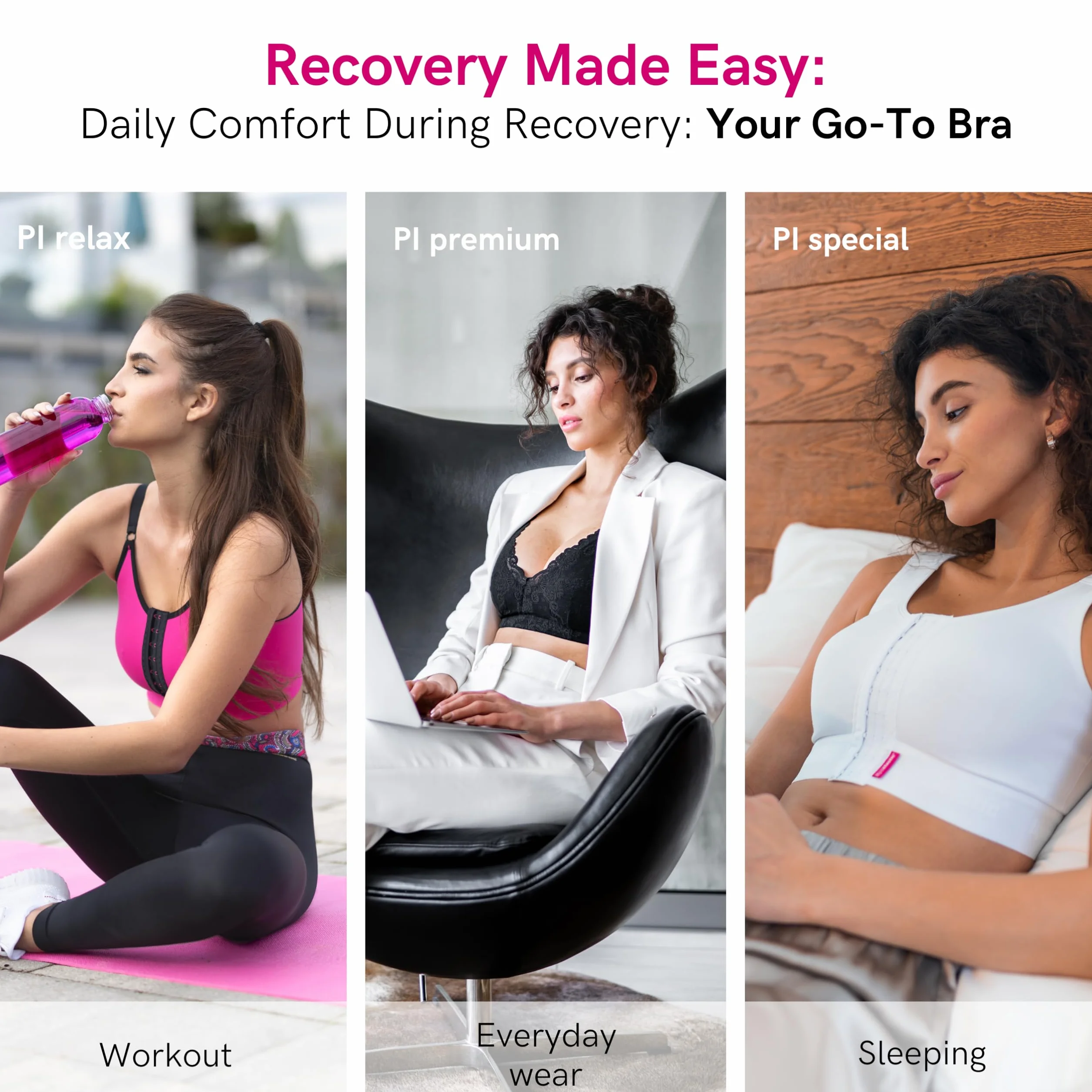 LIPOELASTIC odzież uciskowa pooperacyjna Kobiety Pi Active