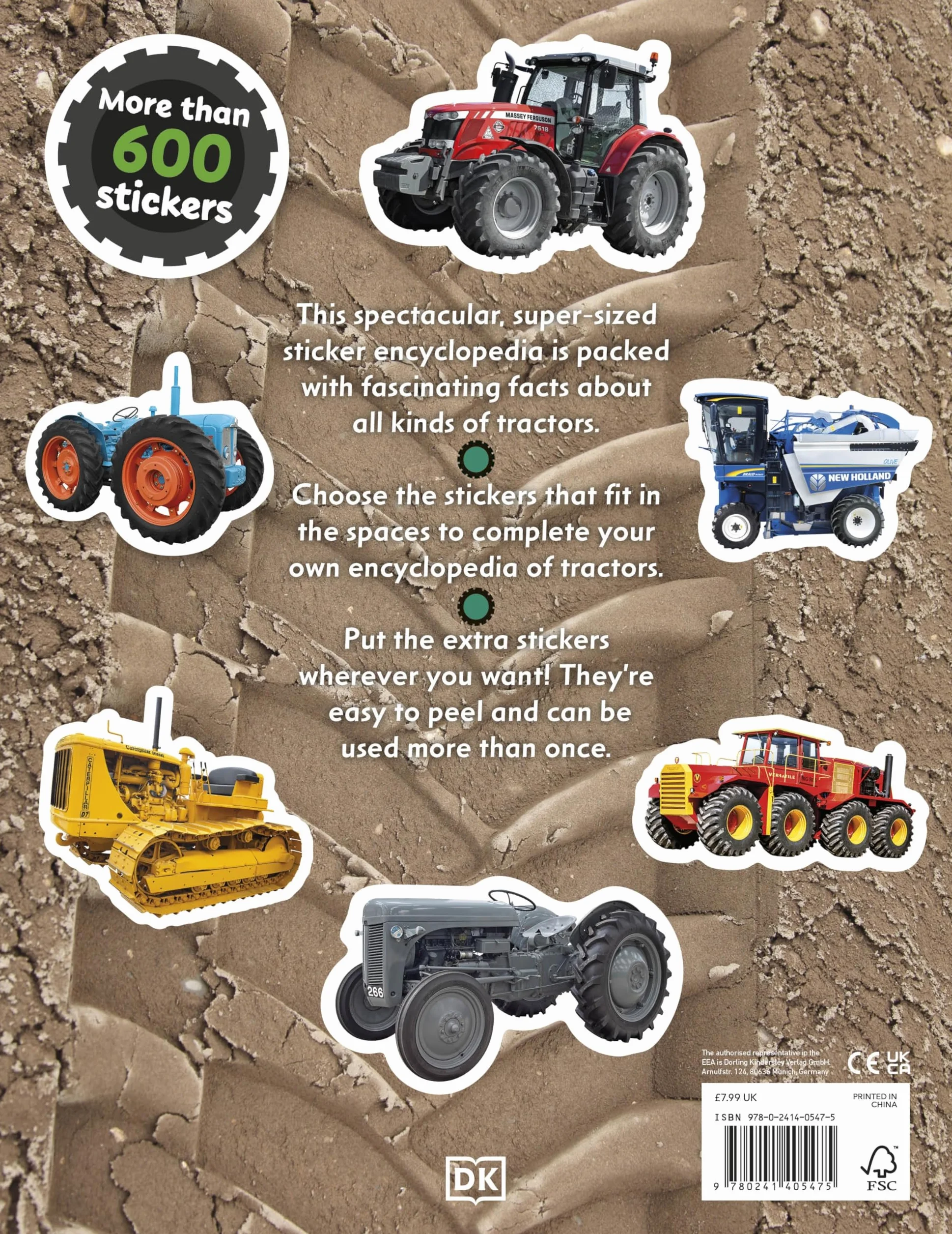 Total Tractor Sticker Encyclopedia (Sticker Encyclopedias)