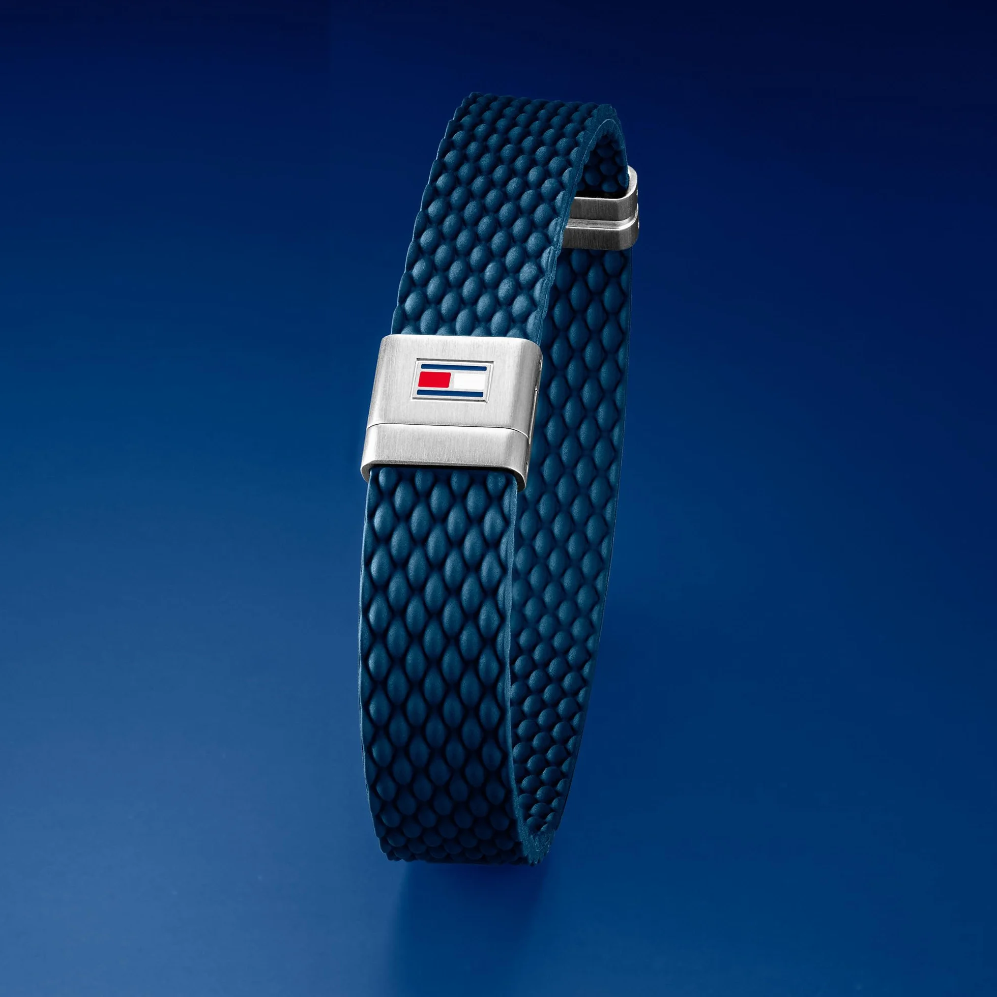 Tommy Hilfiger Mężczyźni Bransoleta, Niebieski, 19,5 cm
