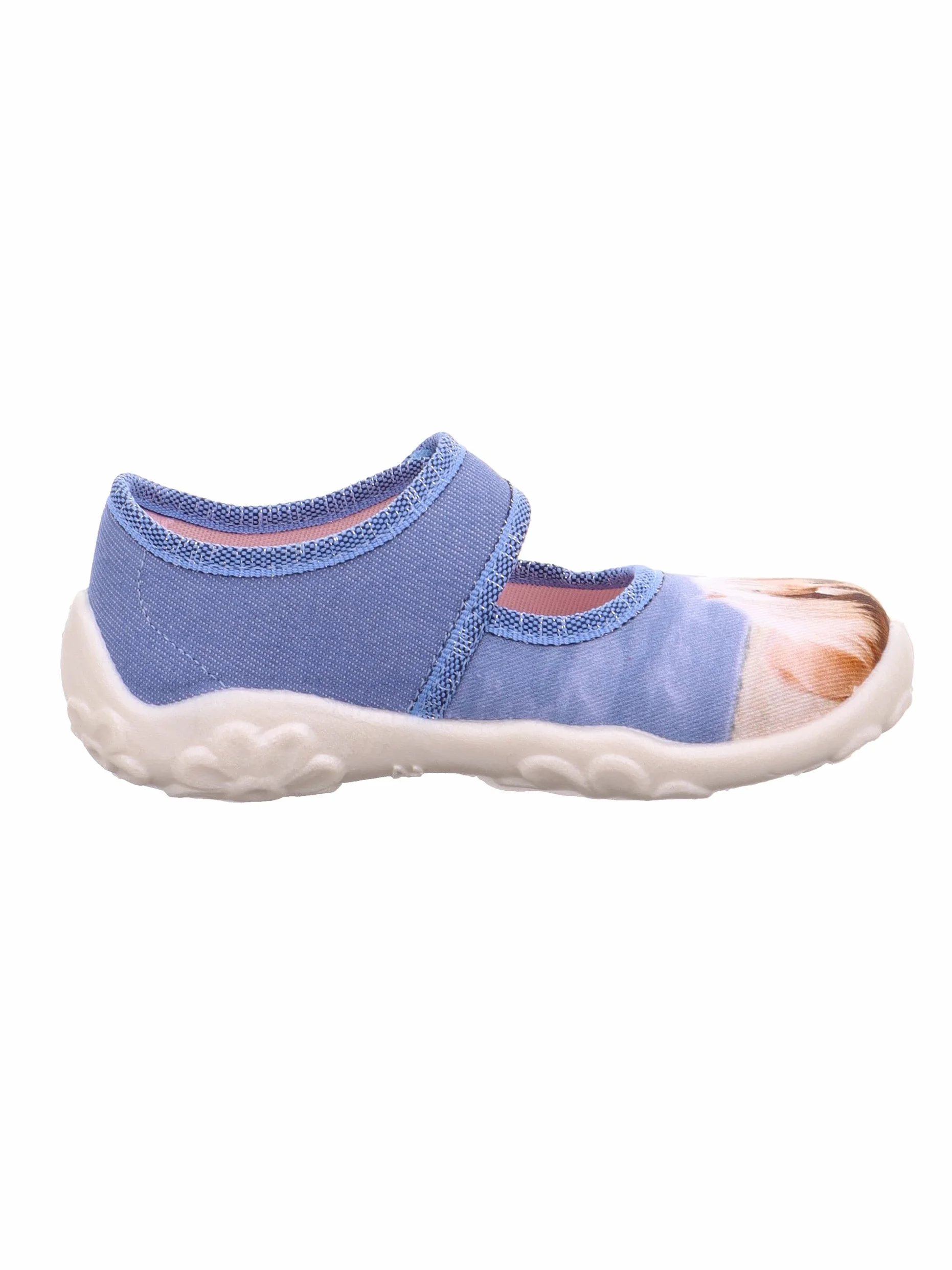 Superfit Mädchen BONNY Hausschuhe, BLAU/MEHRFARBIG 8400