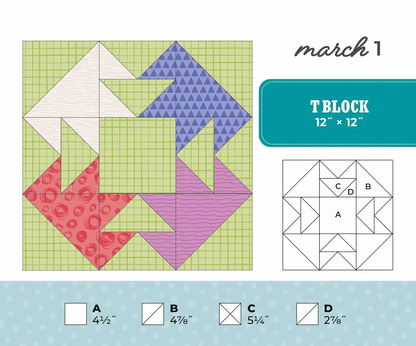 Quilter's New Perpetual Block-A-Day Calendar