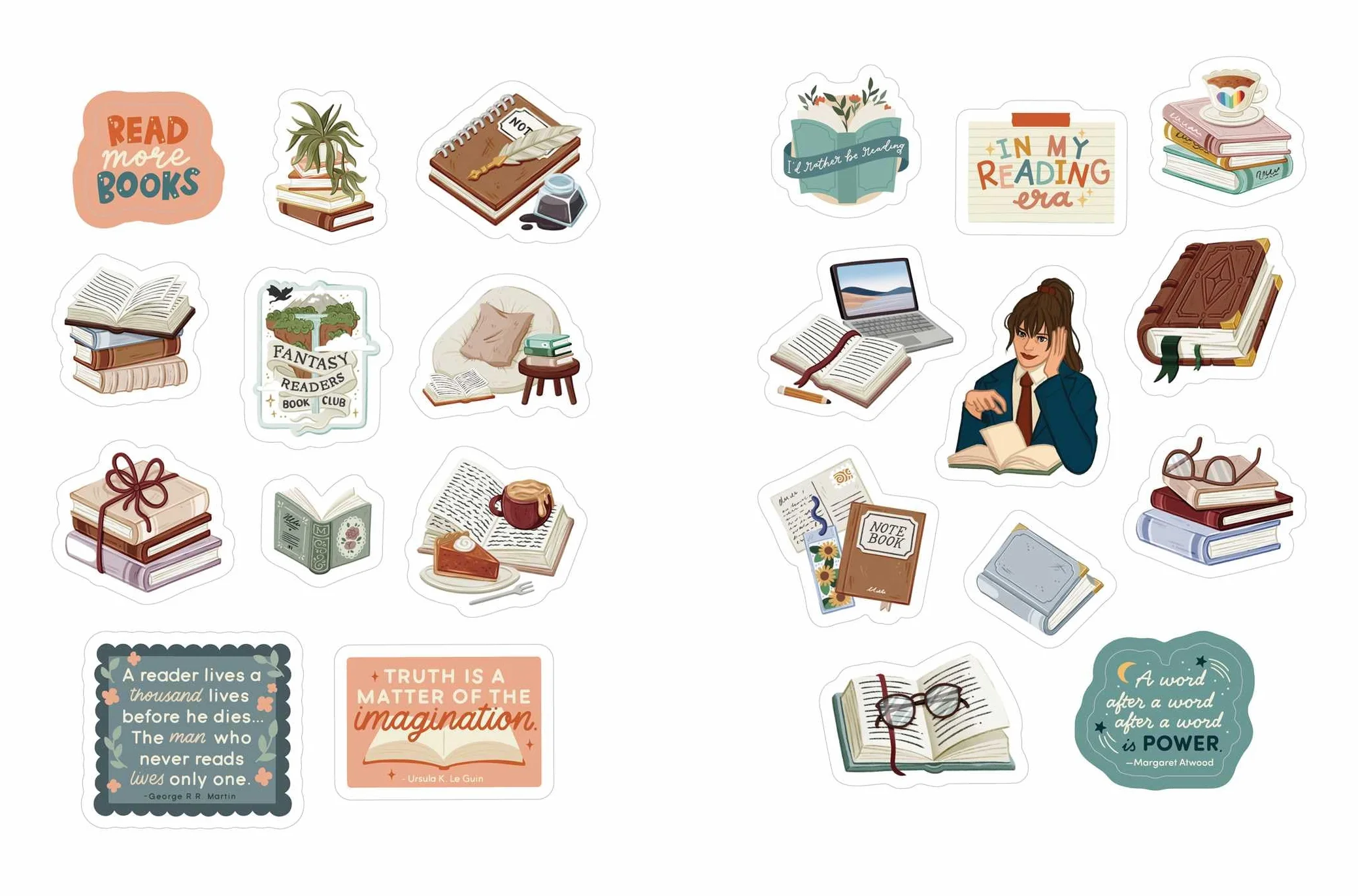 One More Page: A Sticker Book for Book Lovers!