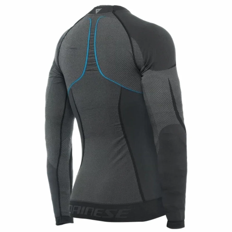 DAINESE, Dry LS Koszulka Techniczna Mężczyźni,Czarny/NiebieskiM, Czarny niebieski, M