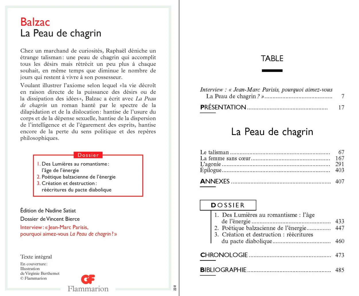 La peau de chagrin: Parcours : Les romans de l'énergie : création et destruction