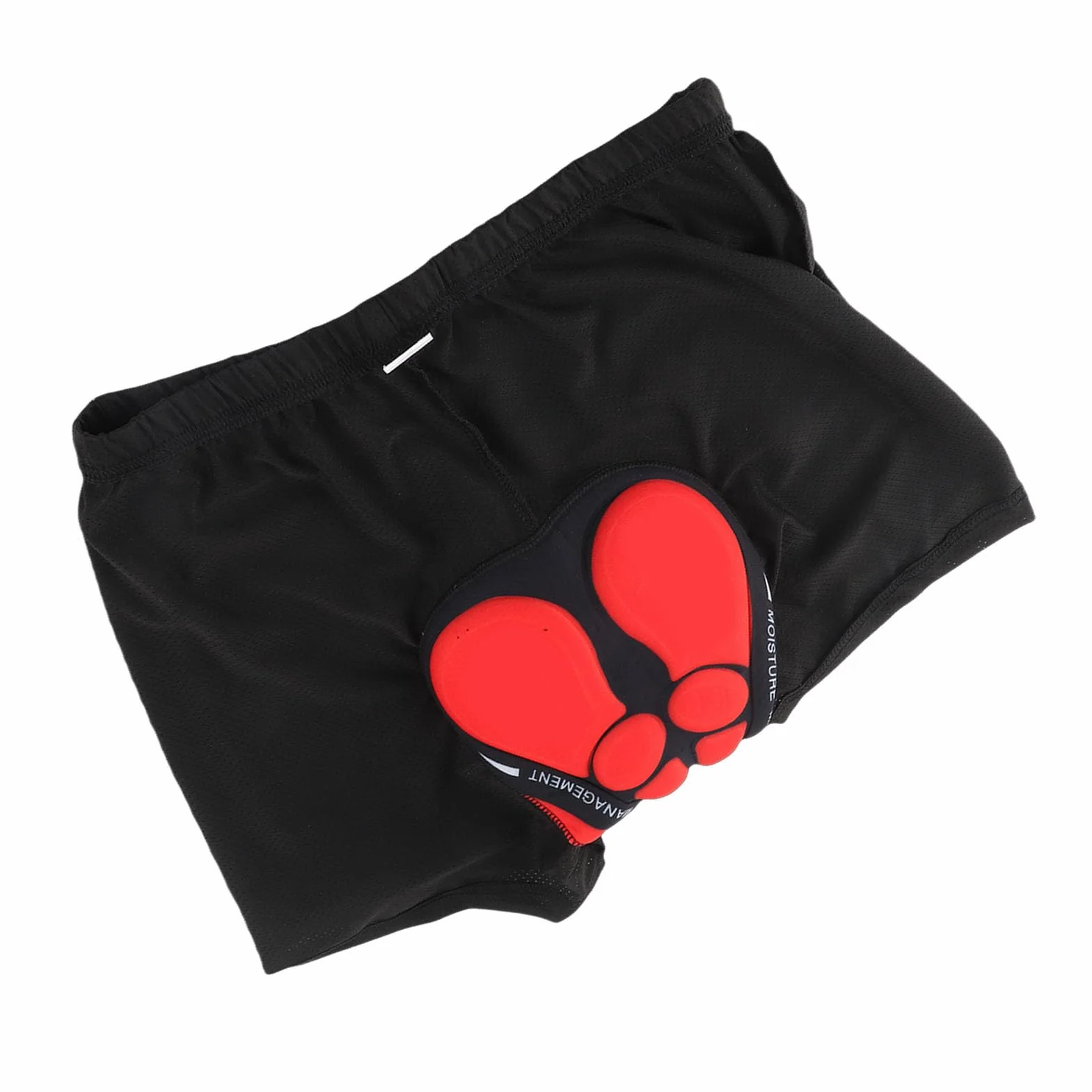 Tbest Spodenki rowerowe, bielizna rowerowa, bielizna rowerowa 3D, wyściełana, silikonowa, oddychające, szybkoschnące, do roweru górskiego, dla mężczyzn i kobiet, czarne