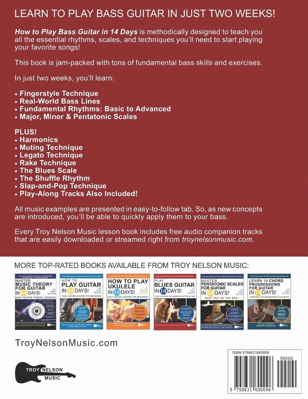 How to Play Bass Guitar in 14 Days: Daily Bass Lessons for Beginners: 8