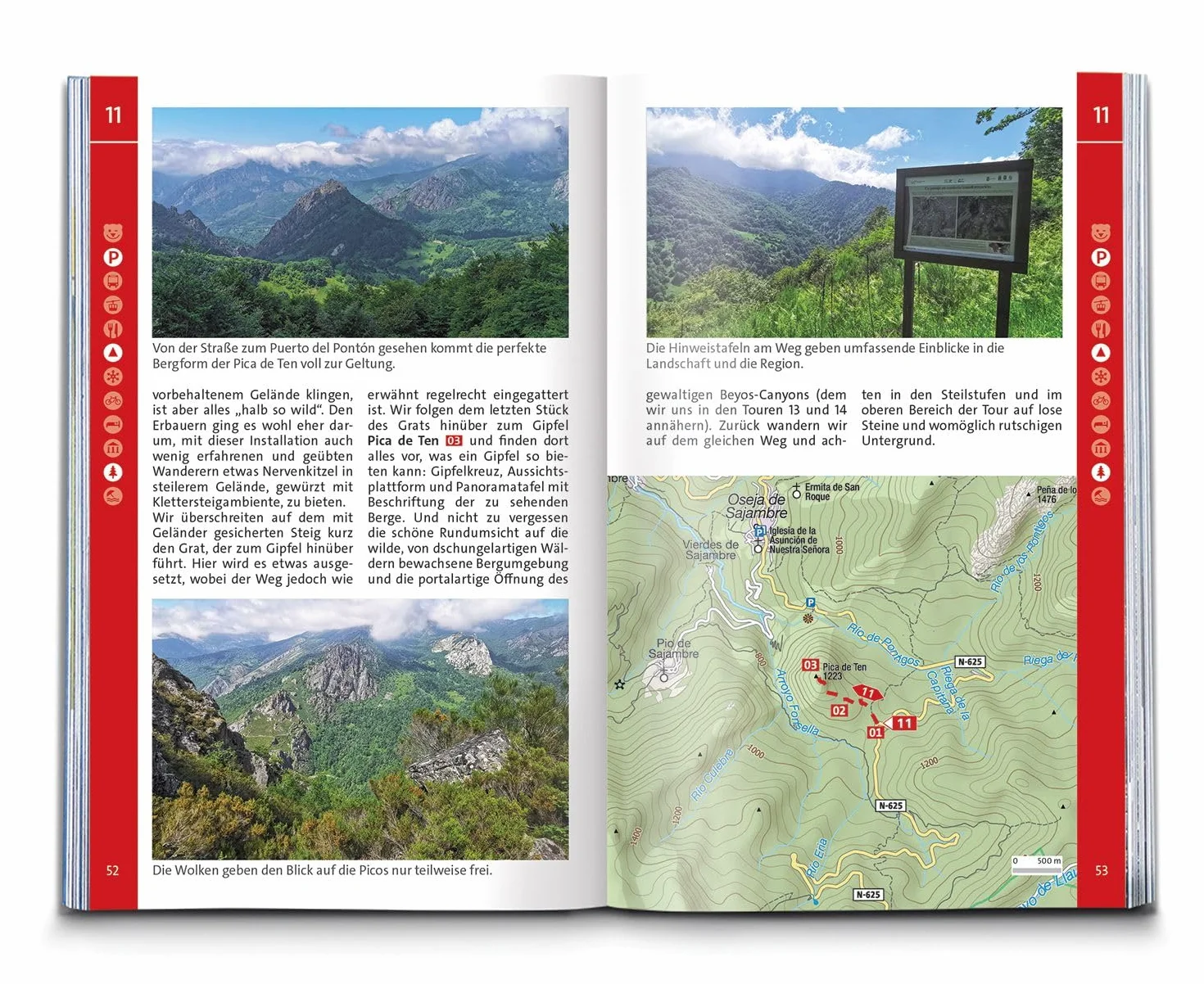 KOMPASS Wanderführer Picos de Europa, 55 Touren mit Extra-Tourenkarte: GPS-Daten zum Download: 5880