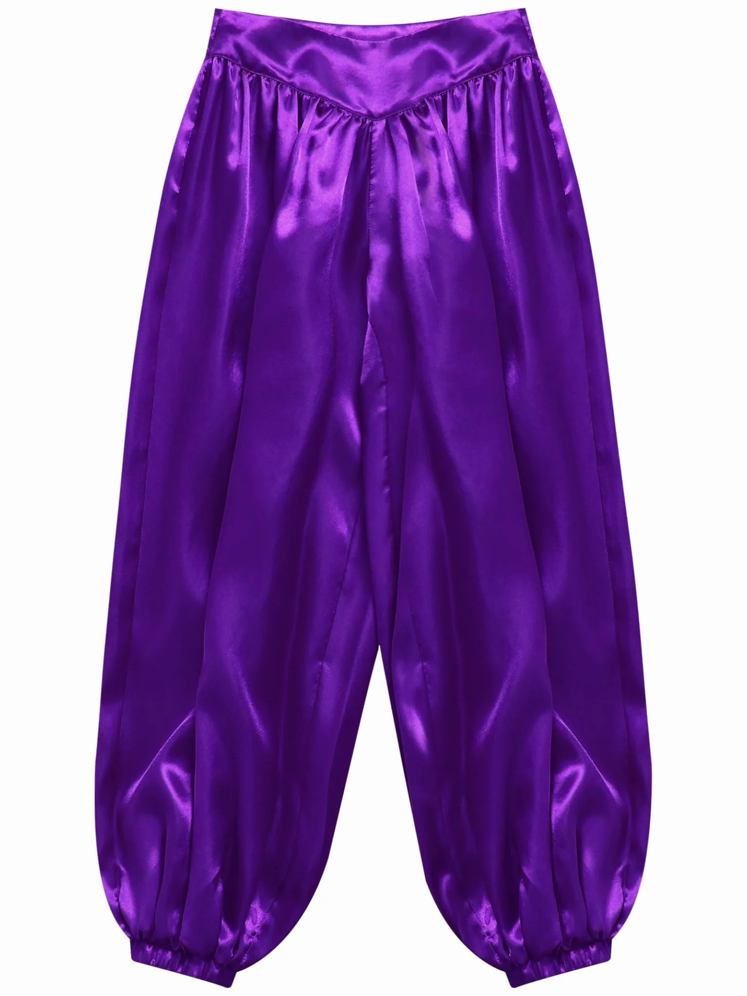 Dziecięce spodnie do tańca brzucha, rozciągliwe, haremki, wysoki stan, spodnie do tańca, luźne, slim fit, spodnie alladynki, legginsy, kostium karnawałowy
