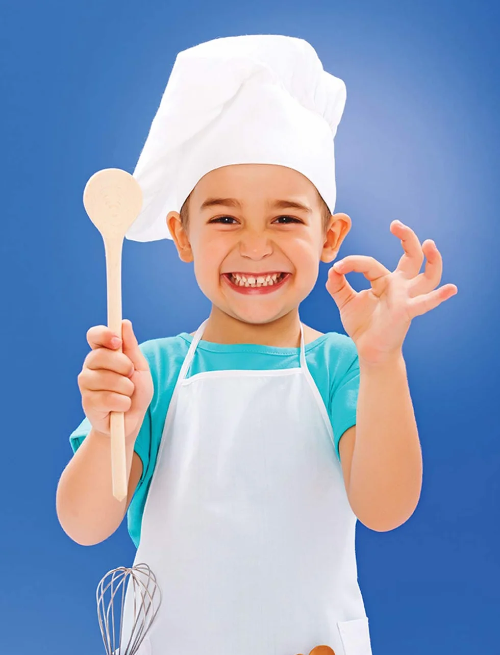 Czapka szefa kuchni unisex dorosły wzór grzybowy regulowana kuchenna mundurek czapka do pieczenia imprezy gotowania restauracji (biała)