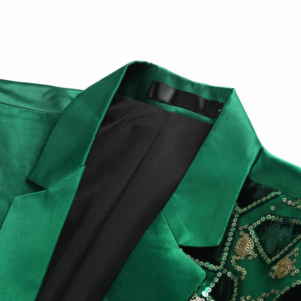 Allthemen Męski żakiet z aksamitu na co dzień, luksusowy, wąski, krój w kwiaty, eleganckie kurtki