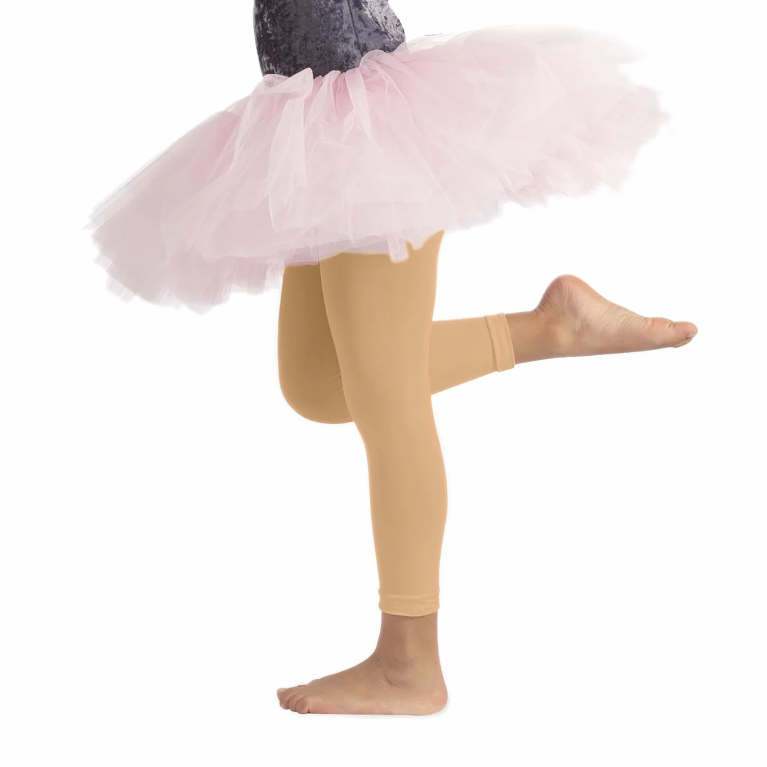 CALZITALY Dziewczęce legginsy do tańca, legginsy baletowe, legginsy baletowe Dziewczynki Mädchen Tanz Leggings, Ballett Leggings, Ballet Footless Tights