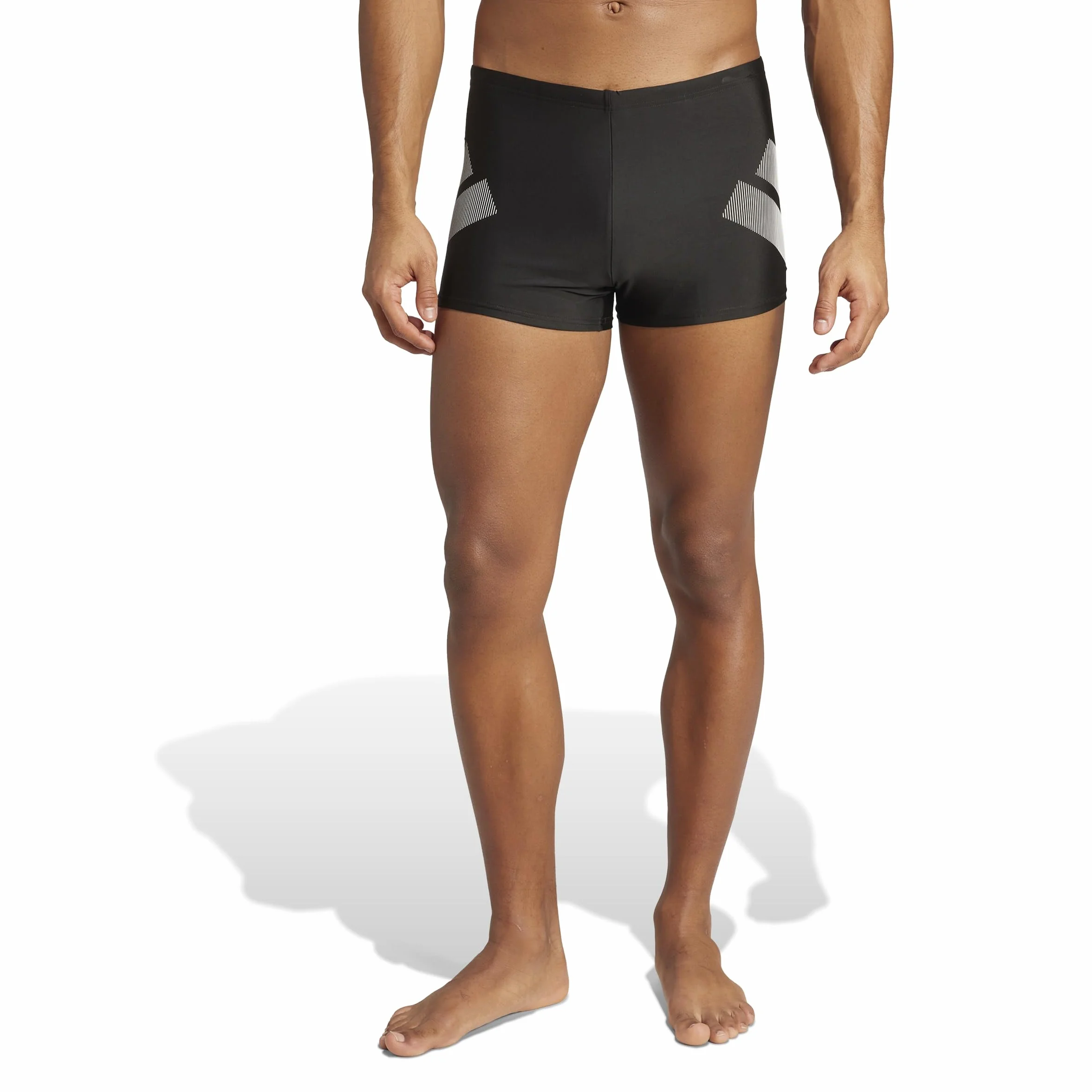 adidas Mężczyźni BIG BARS SWIM BOXERS, Black, 40