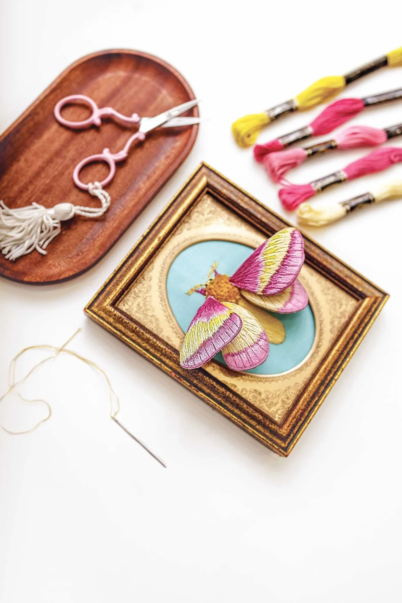 Stumpwork Embroidery & Thread Painting: Stitch 3-D Nature Motifs
