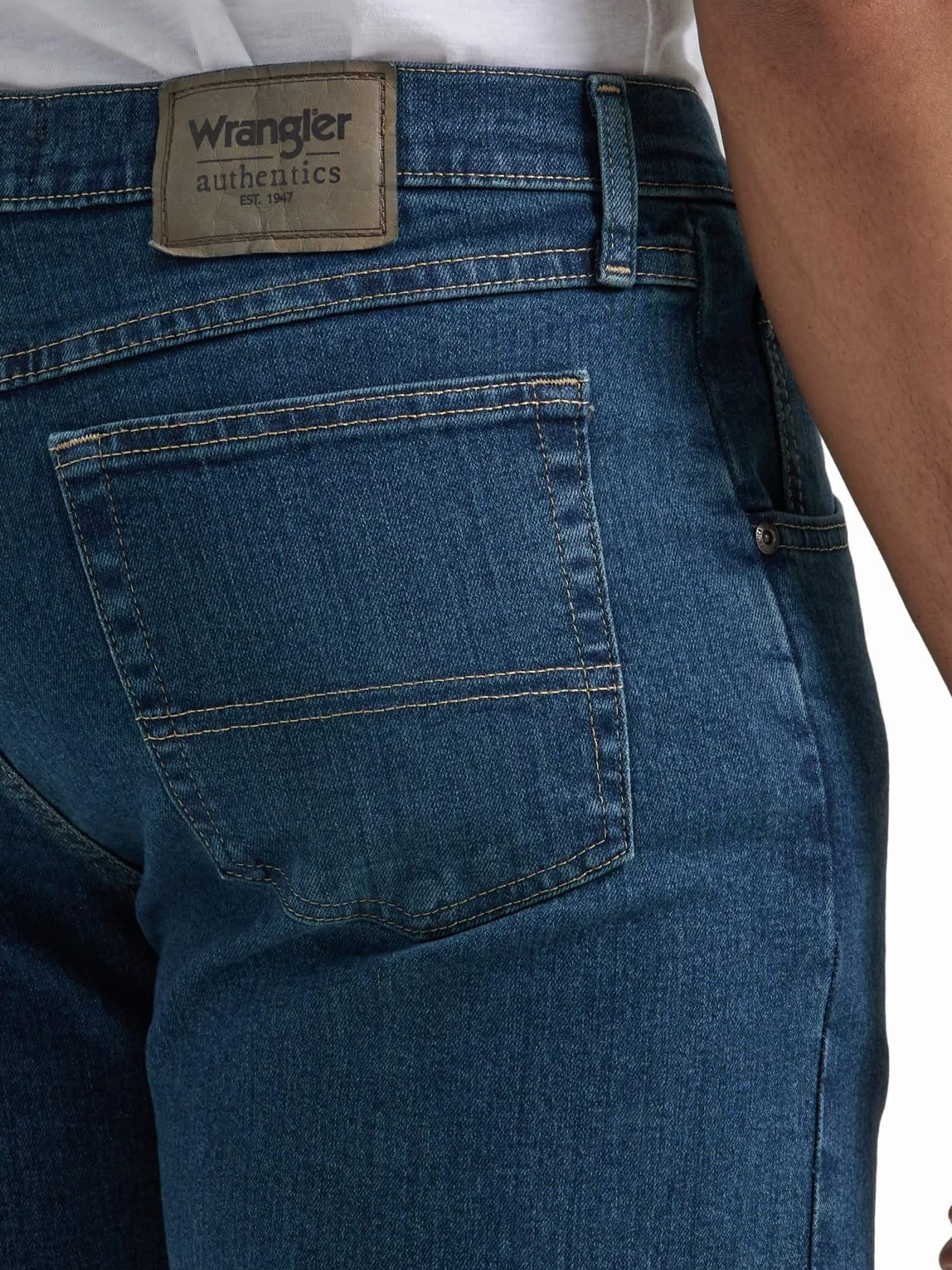 Wrangler Authentics Klasyczne dżinsy z 5 kieszeniami - Dżins Mężczyźni