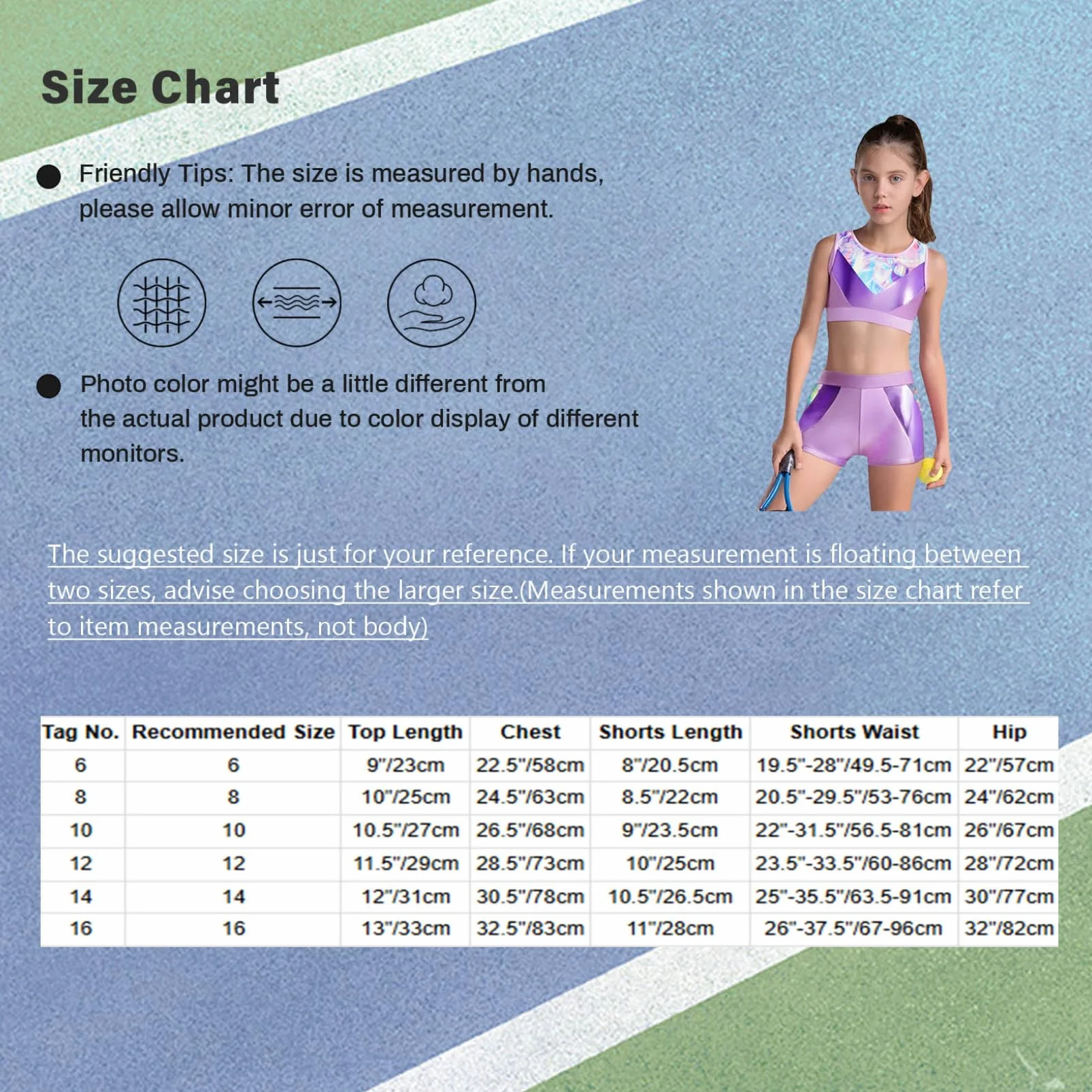 Dziecięce zestawy sportowe dla dziewczynek artystyczny strój do ćwiczeń Jogging Bieganie Siłownia Biustonosz sportowy Crop Top Spodenki Zestaw Łyżwiarstwo figurowe