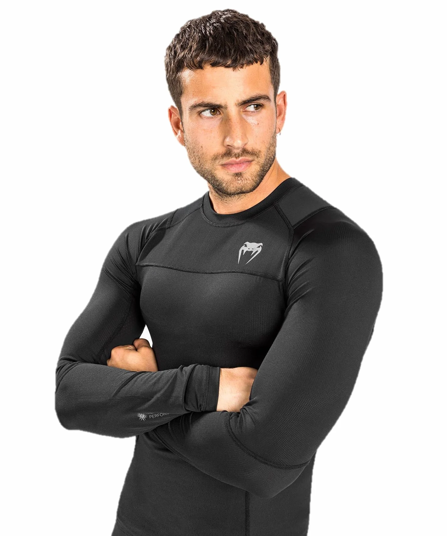 Venum Men's Standard G-Fit Air Rashguards Longsleeve-Black