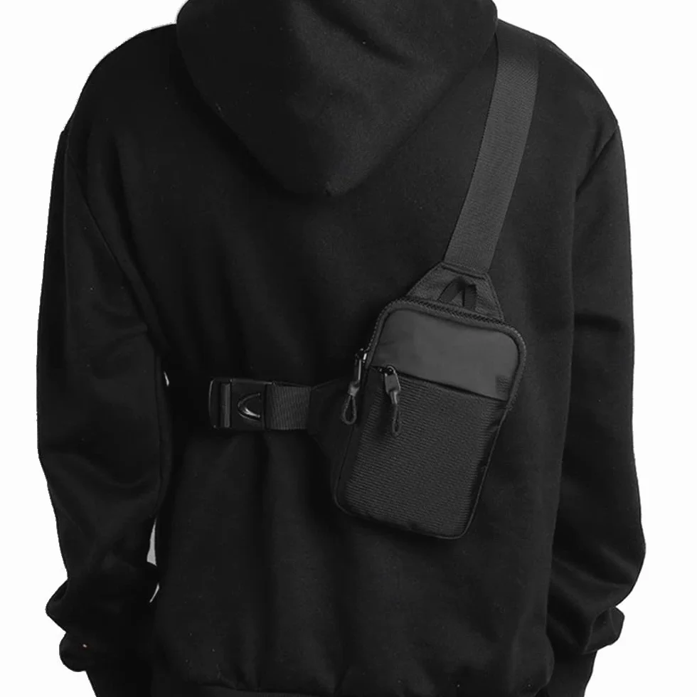 DONGKER Sling Chest Crossbody Bag, wodoszczelna torba na ramię, crossbody, plecak dla mężczyzn i kobiet, do uprawiania sportów na świeżym powietrzu