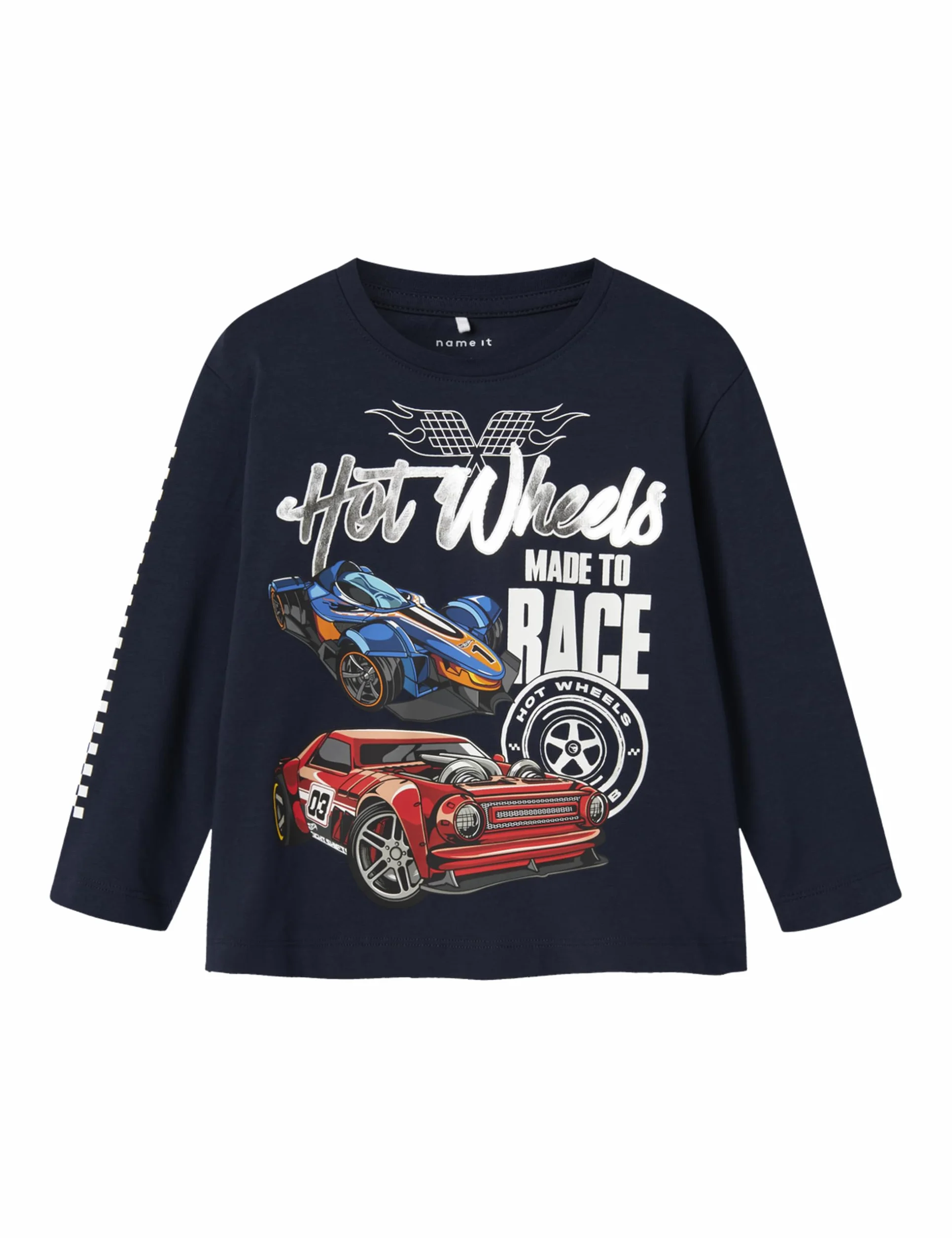 NAME IT Nmmjarl Hotwheels Nreg Ls Top Box Sky Chłopcy Nmmjarl Hotwheels Nreg Ls Top Box Sky (1 w zestawie)