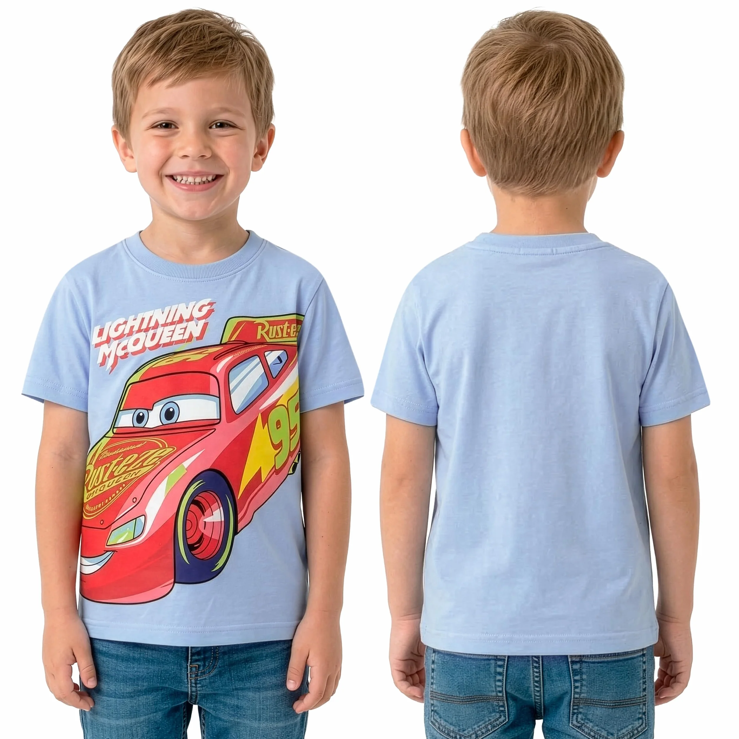Disney Cars Koszulki Dla Chłopców, Odzież Lightning McQueen Dla Chłopców