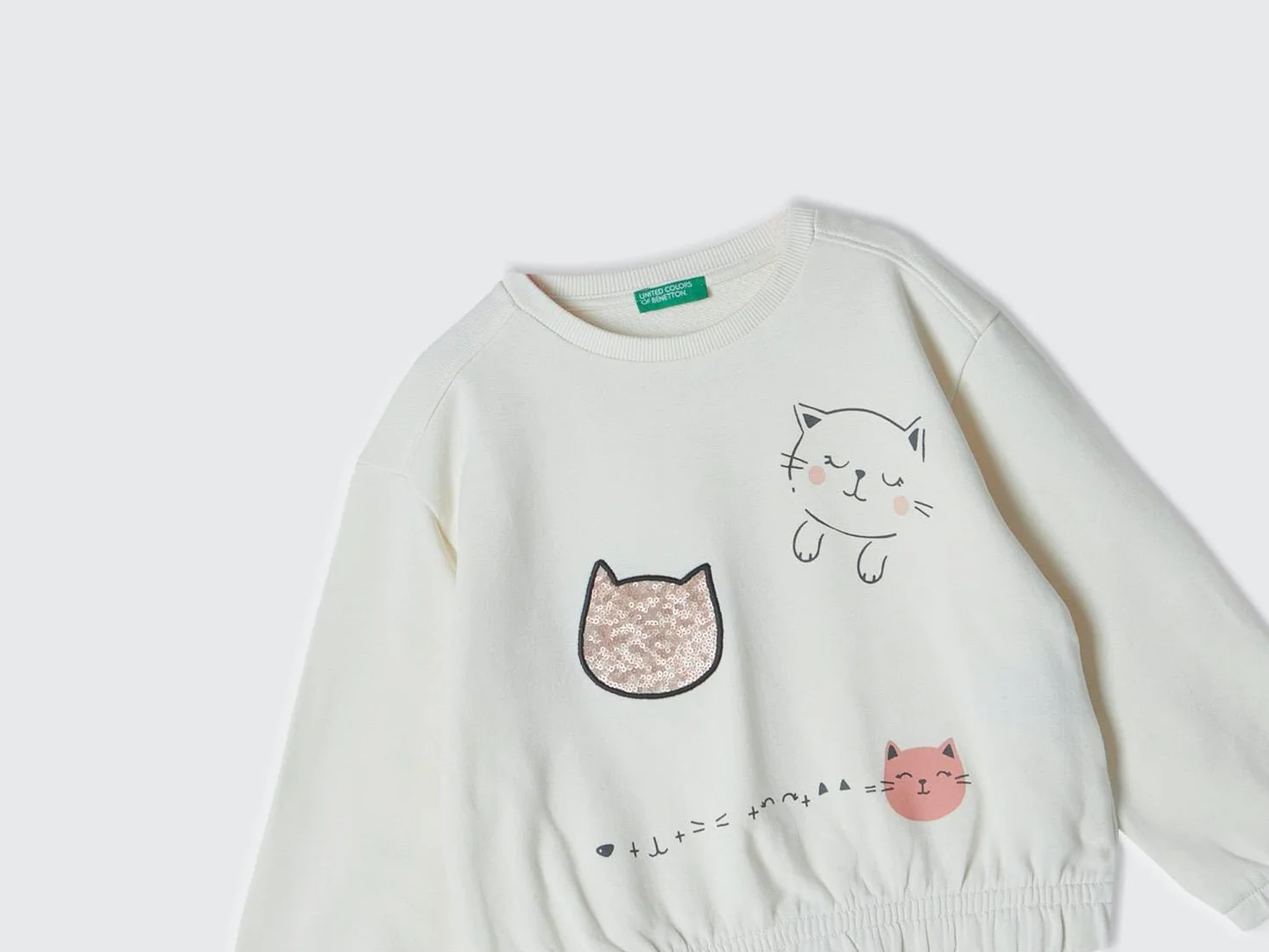 United Colors of Benetton Bluza z kapturem Dziewczynki Maglia G/C M/L 3j68g10fe