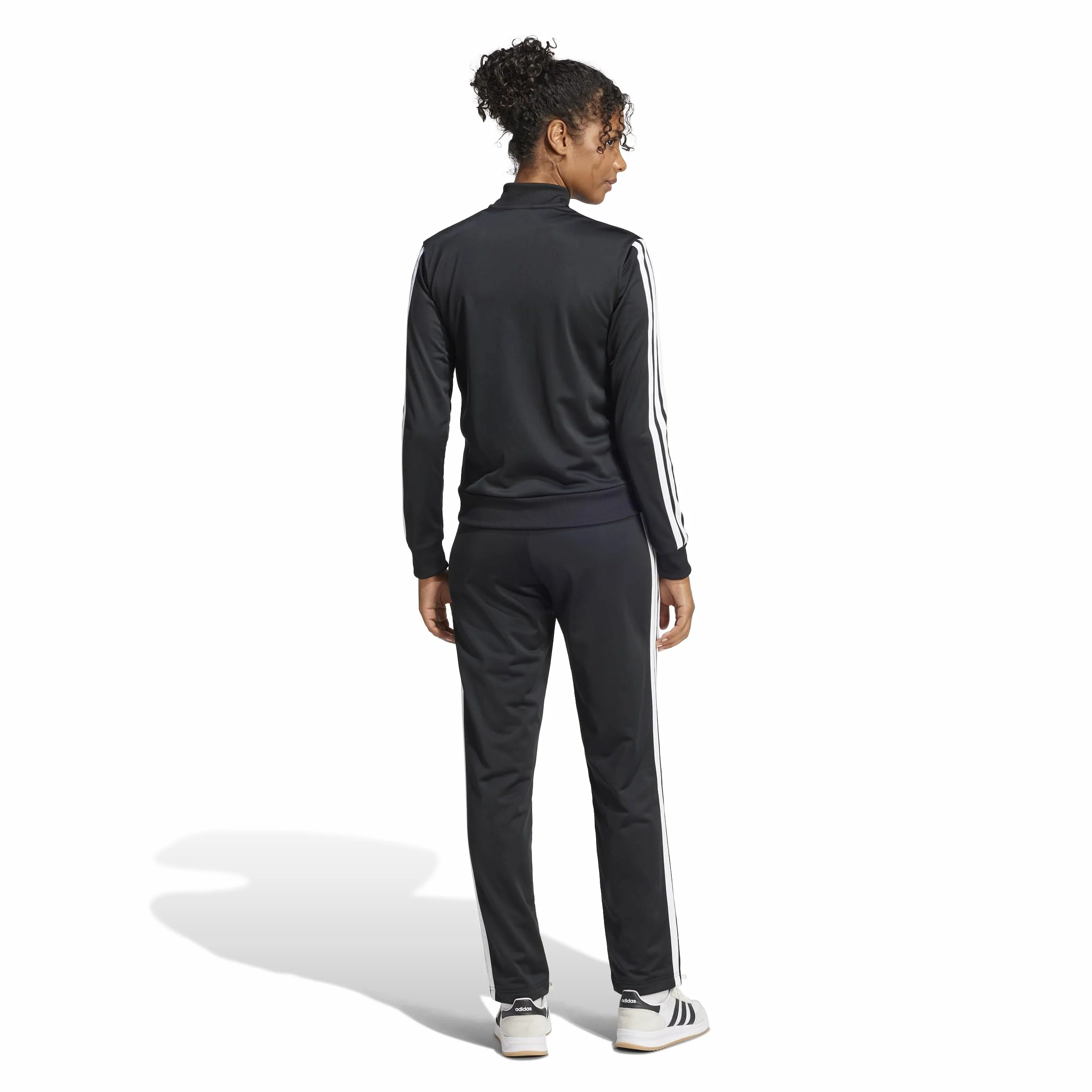 adidas Kobiety ESSENTIALS 3-STRIPES TRACKSUIT, Black, XXS