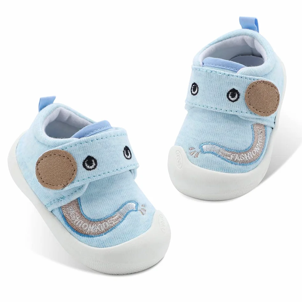 MASOCIO Unisex buty do chodzenia dla chłopców i dziewczynek, kreskówka, niemowlę, gumowe, antypoślizgowe buty do chodzenia