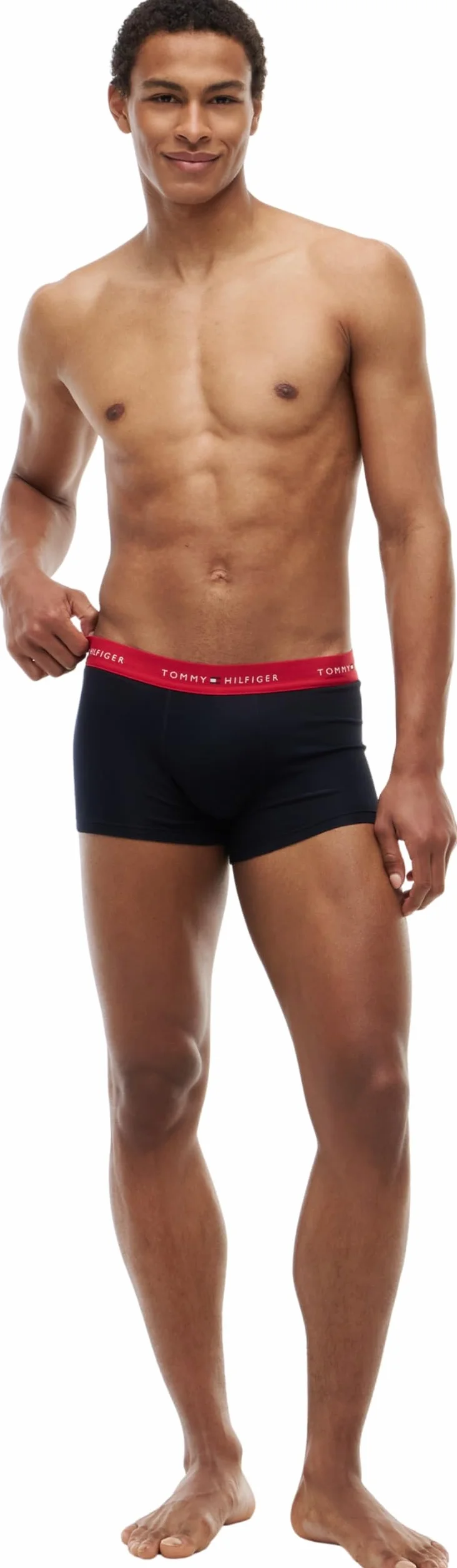 Tommy Hilfiger Męskie bokserki 3P Wb UM0UM02763, biały, L, Biały (Primary Red/White/Desert Sky), L