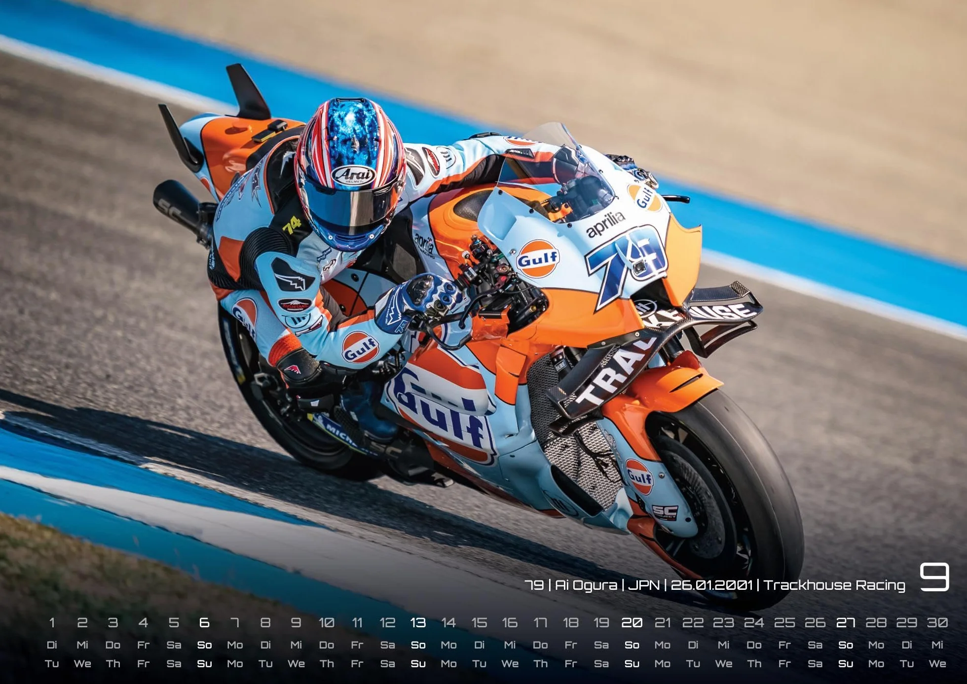 Motorrad Grand Prix 2026 - Kalender | MotoGP DIN A3: Der Wandkalender für alle Zweirad-Verrückten und Fans der MotoGP für das Jahr 2026 im Format DIN A3 (ca. 42 x 30 cm)!