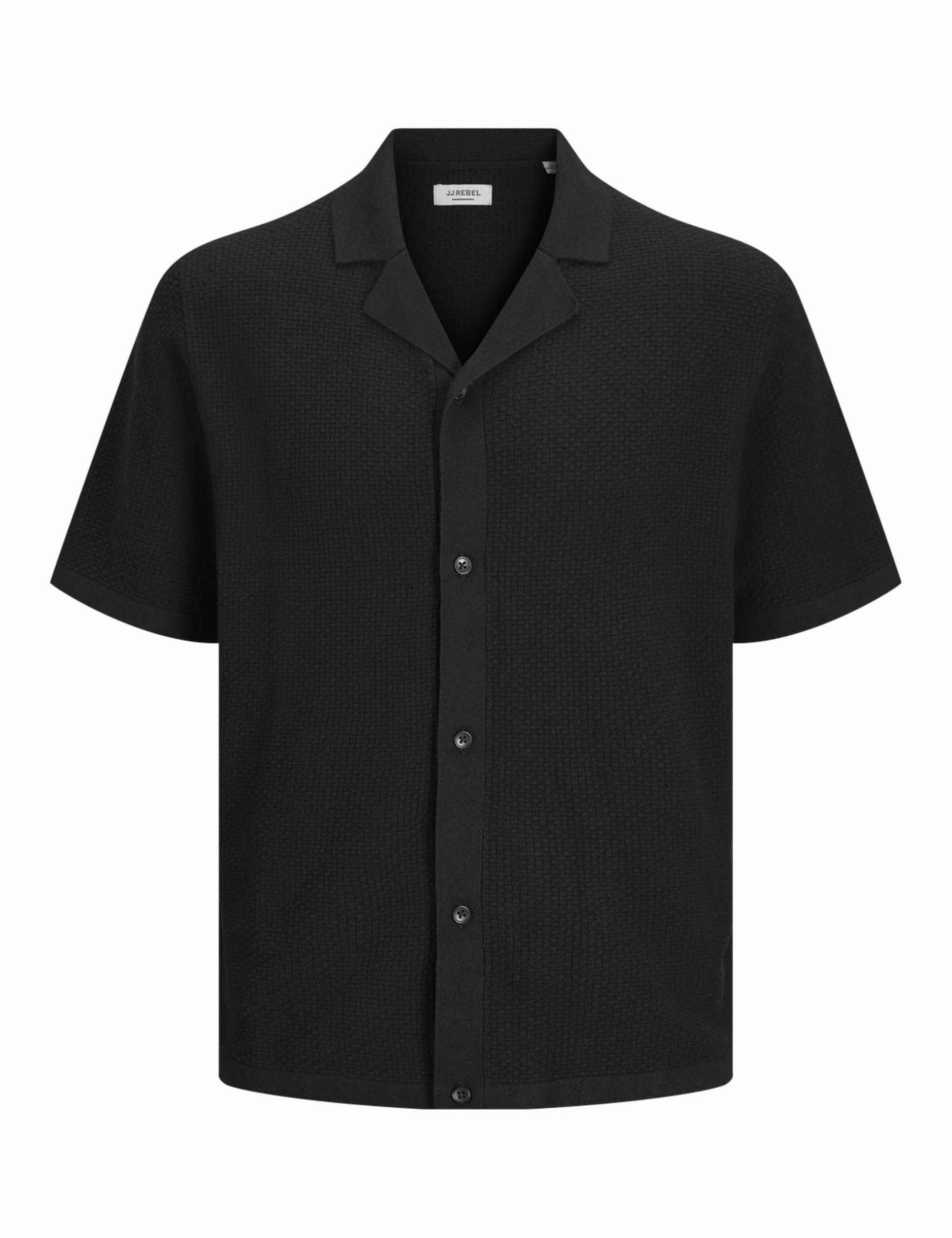 JJ REBEL Jrebwalker Knit Resort SS, czarny, XL