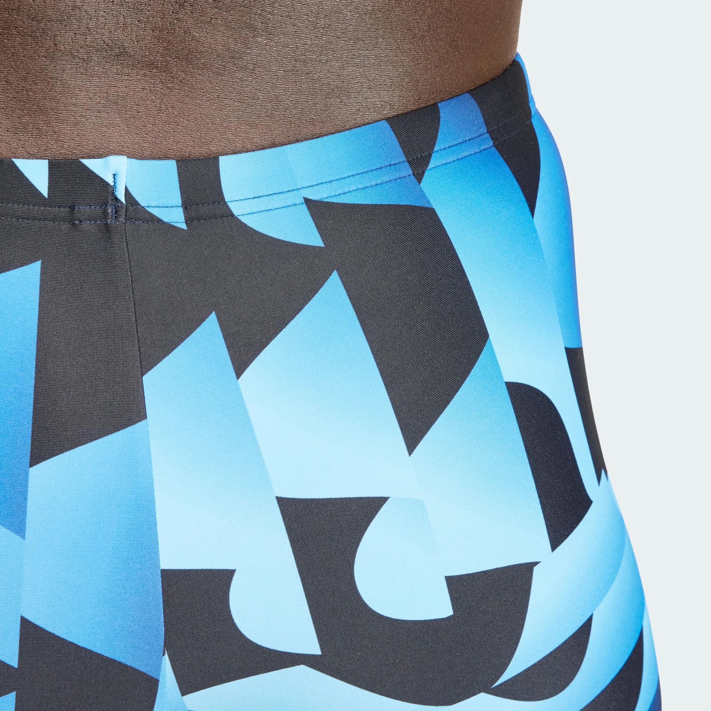 adidas Allover Print Swim Bokserki męskie stroje kąpielowe