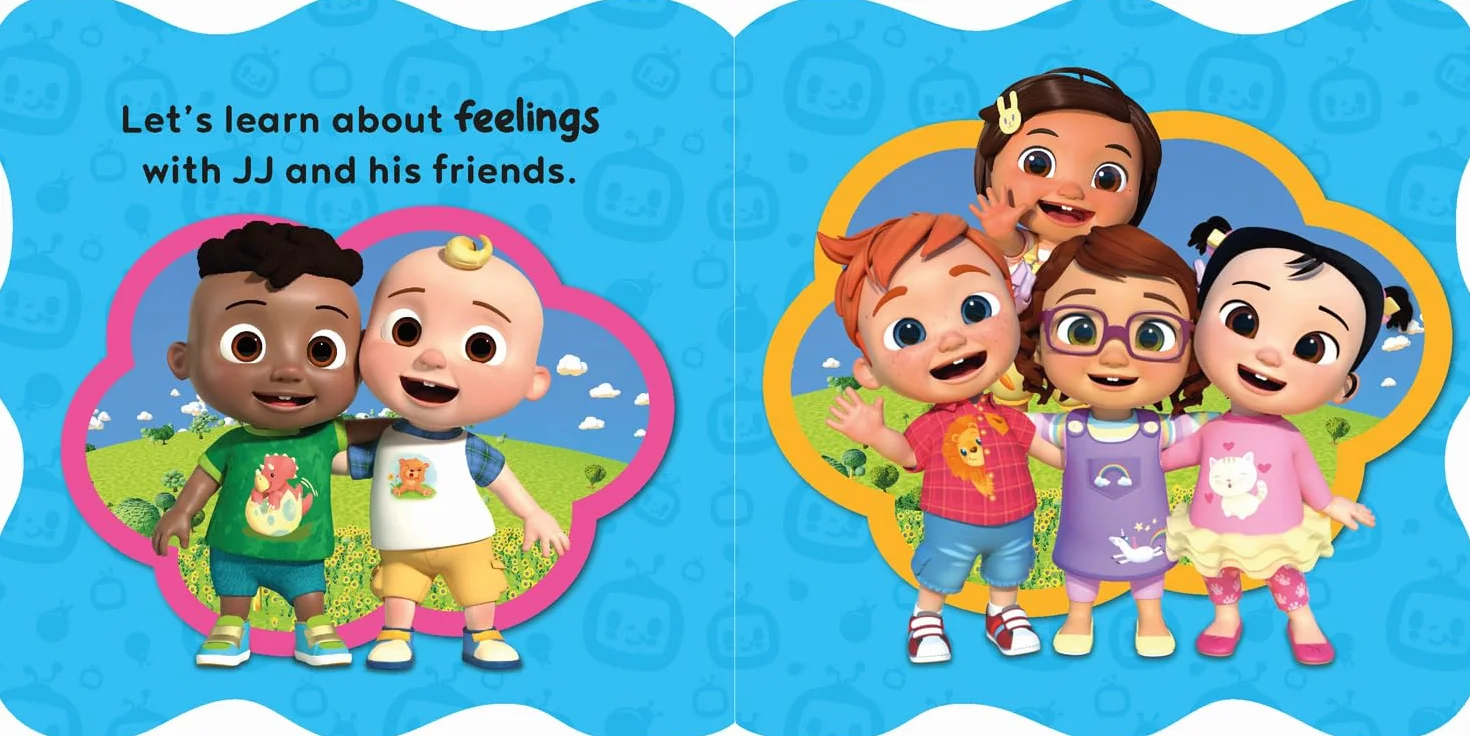 CoComelon: Feelings: Discover feelings and emotions with JJ and friends in this fun, early-learning illustrated board book for children aged 1, 2, 3 and 4 years