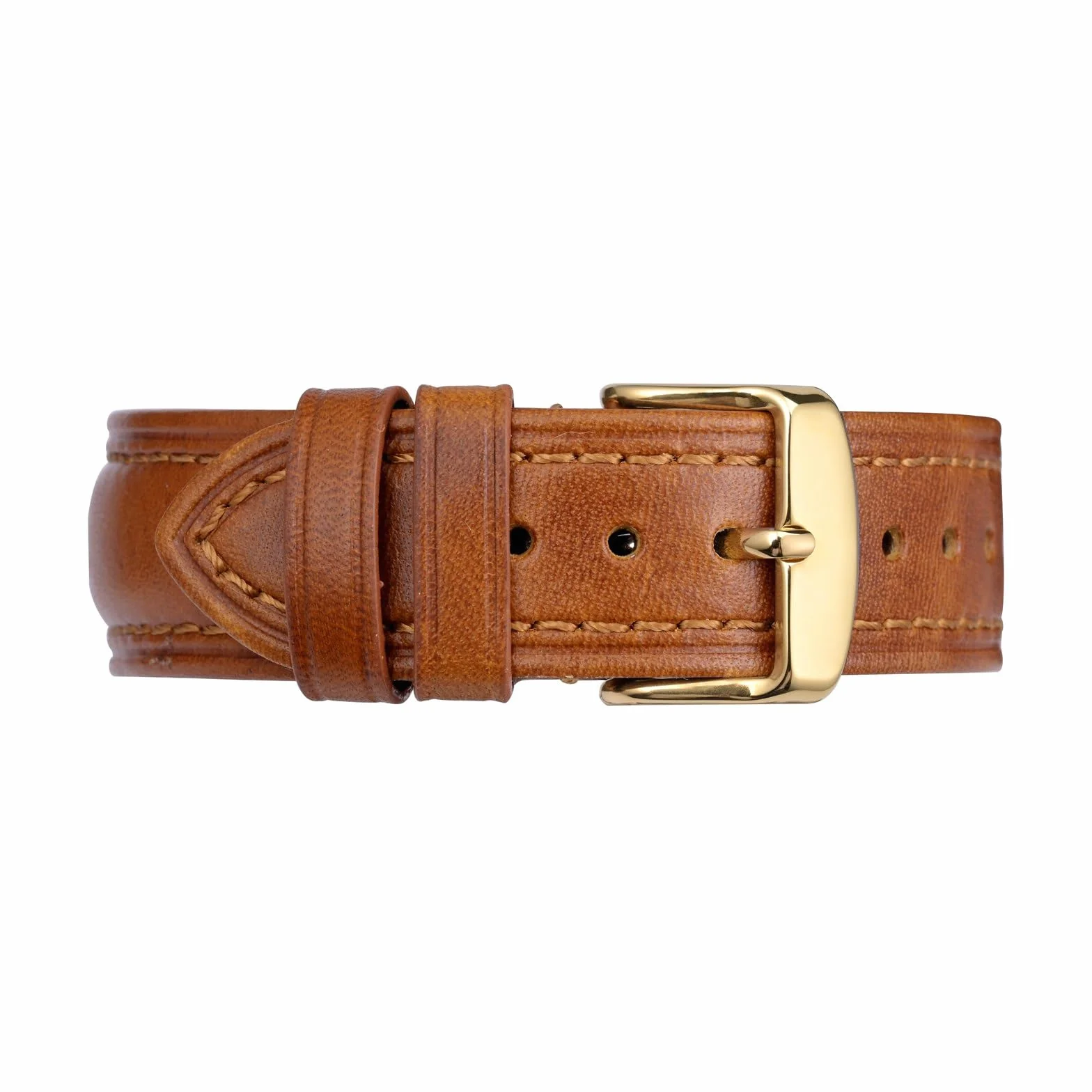 BISONSTRAP Pasek do zegarka dla mężczyzn w stylu retro, wykonany ze skóry cielęcej impregnowanej olejem, z szybkim zapięciem, szerokość paska 18, 19, 20, 22 mm
