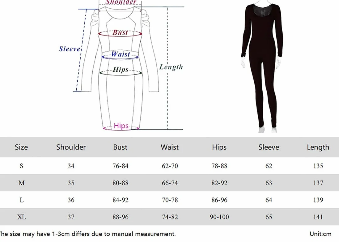 Kombinezon Sportowy Kobiety Z Długim Rękawem Kombinezon Bodycon Kombinezon Jednoczęściowy Elastyczny Body Kombinezon Rajstopy Sexy Break Jednolity Kolor Żebrowany do Fitness Joga Taniec