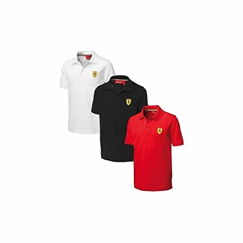 Polo dziecięca broń klasyczna Ferrari czarna, czerwona lub biała