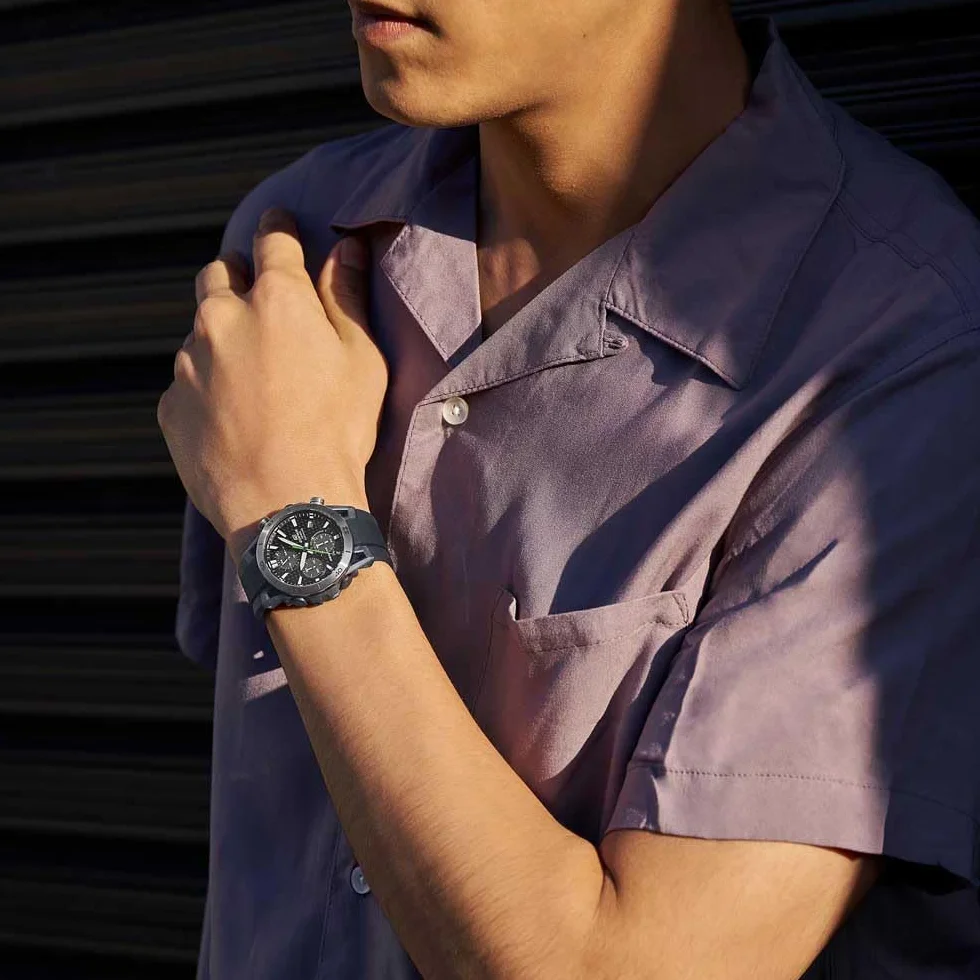 Casio Watch EFS-S640PB-1AVUEF, czarny, Pasek