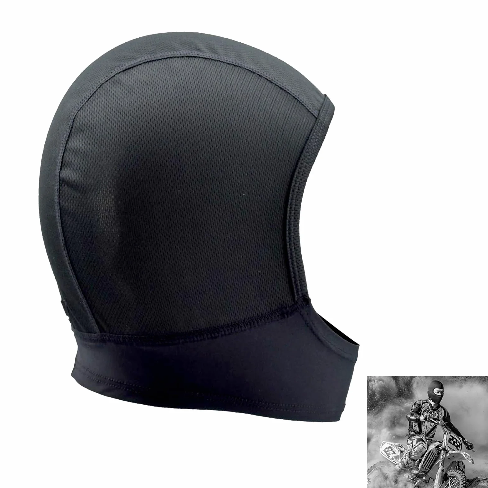 Cienka kominiarka na lato, oddychająca, wygodna maska na twarz, na motocykl, rower, dla mężczyzn, kobiet, uprawiania sportu i wędrówek, na lato, 46 x 25 cm