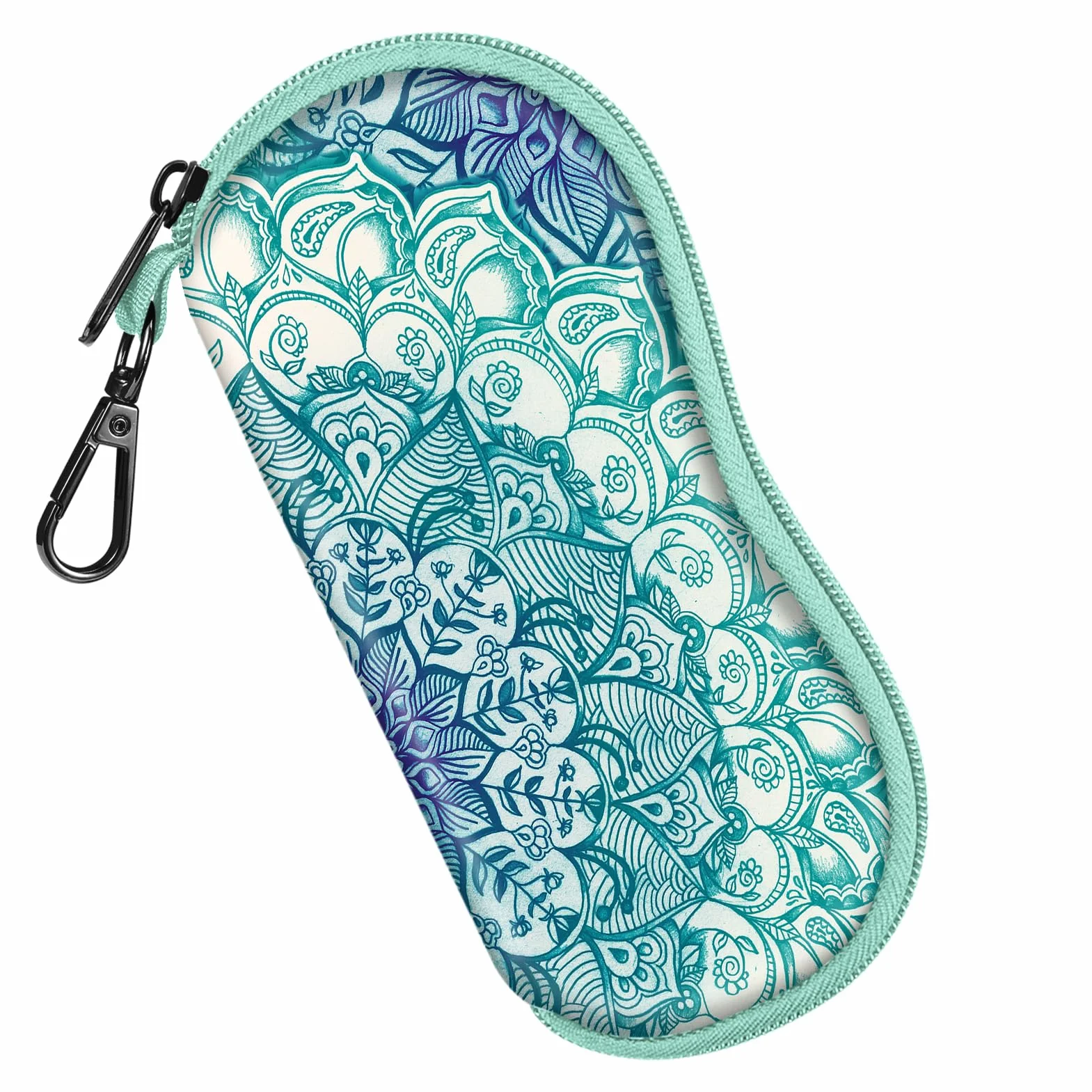 FINTIE Etui na okulary Kobiety Glasses Case With Carabiner