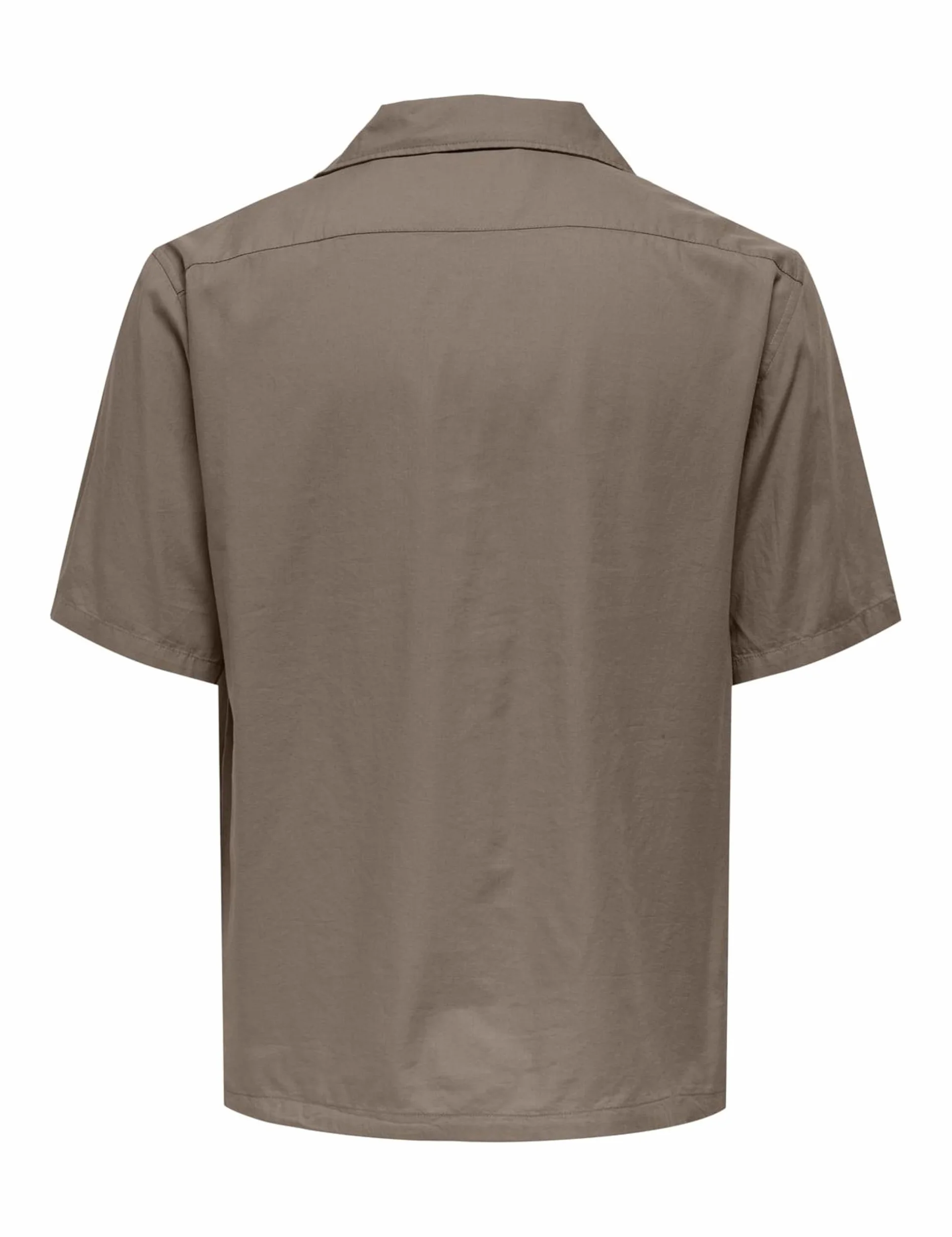 Onsdilem Reg 0300 SS Resort Shirt, Fossil, XXL
