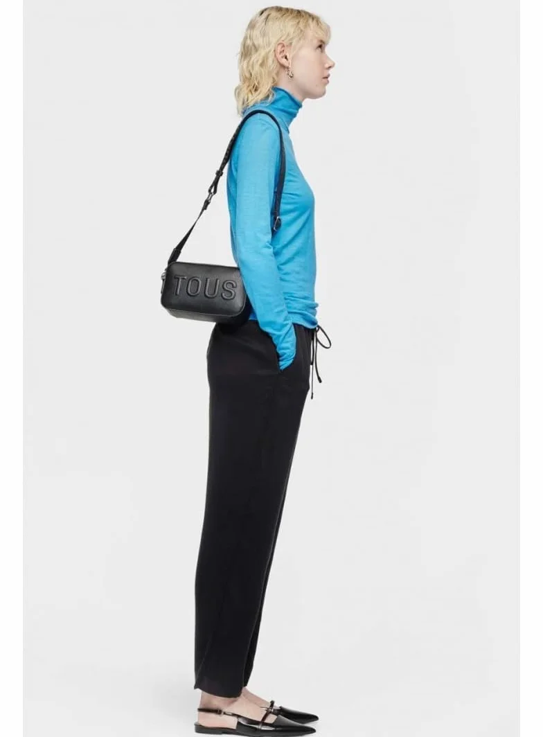 Tous Torba na ramię Reporter T LA Rue New Czarny, Torebka damska, Czarny (Black)