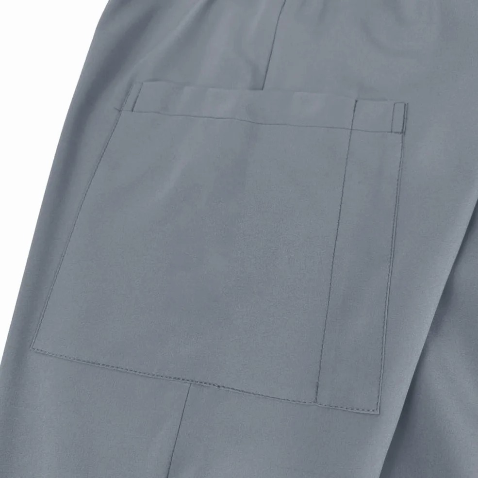 Mundury unisex zestaw medyczny mundur dekolt w serek peeling top i spodnie do joggingu