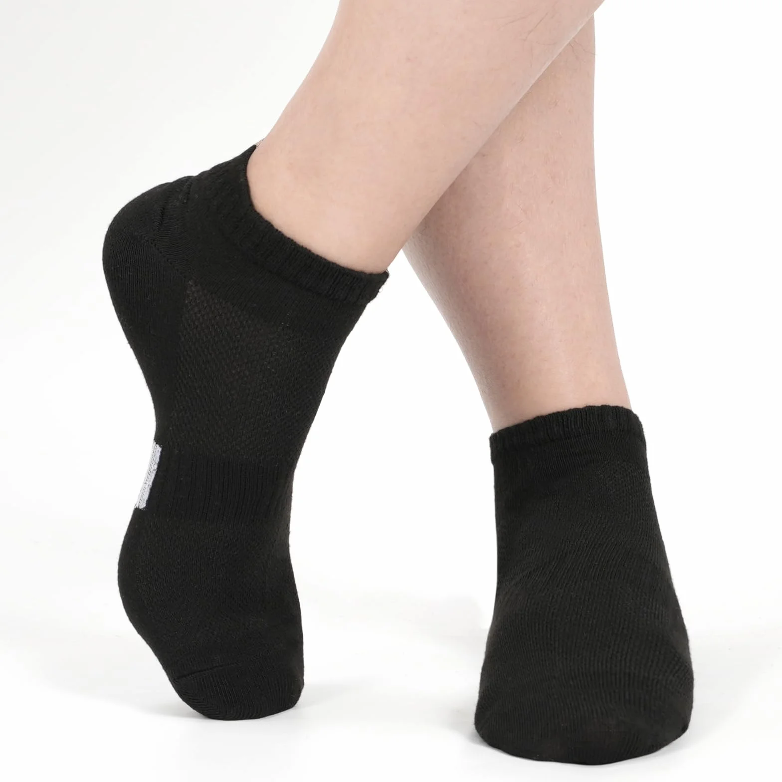10 par skarpet do sneakersów, damskie/męskie, czarne i białe, skarpety stoperowe, pasują do 38-47, buty sportowe, buty do biegania, buty trekkingowe, skarpety do biegania