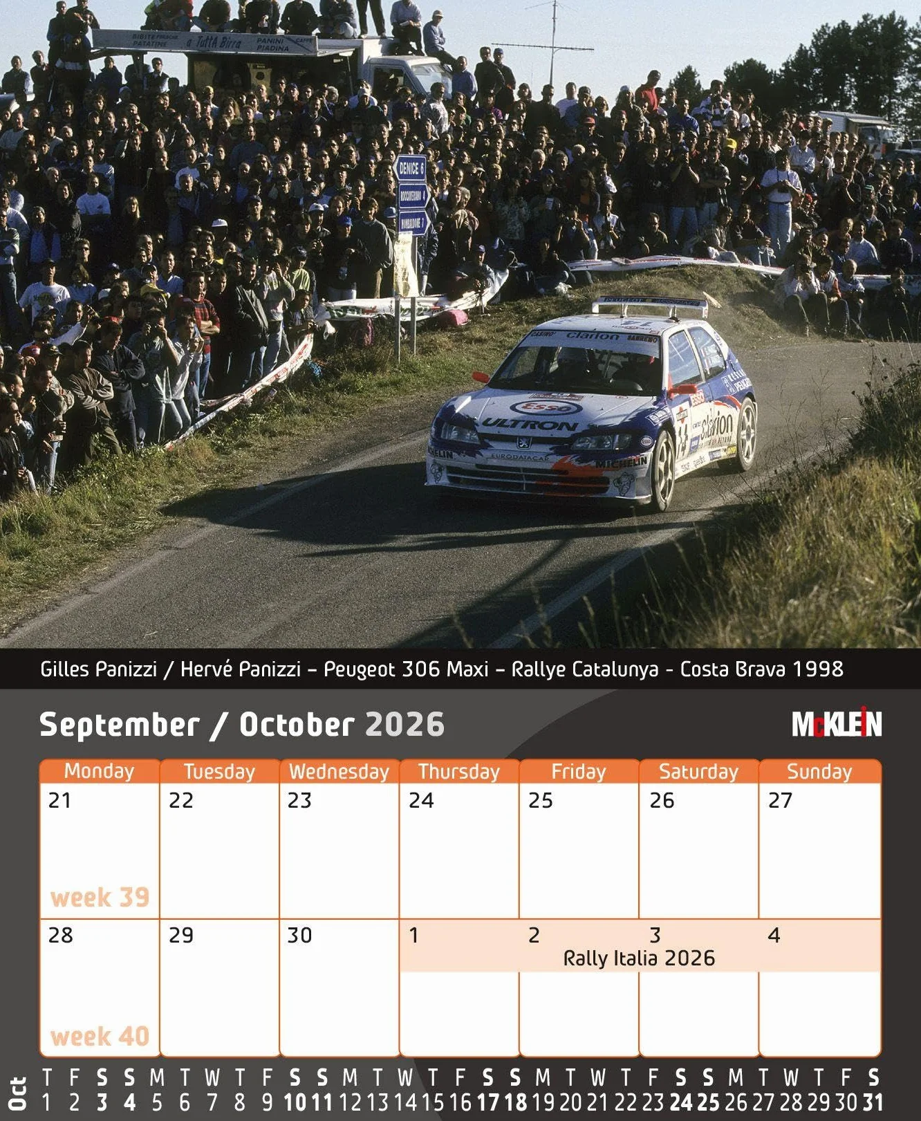 2026 Desktop Rally Calendar: History meets the Present