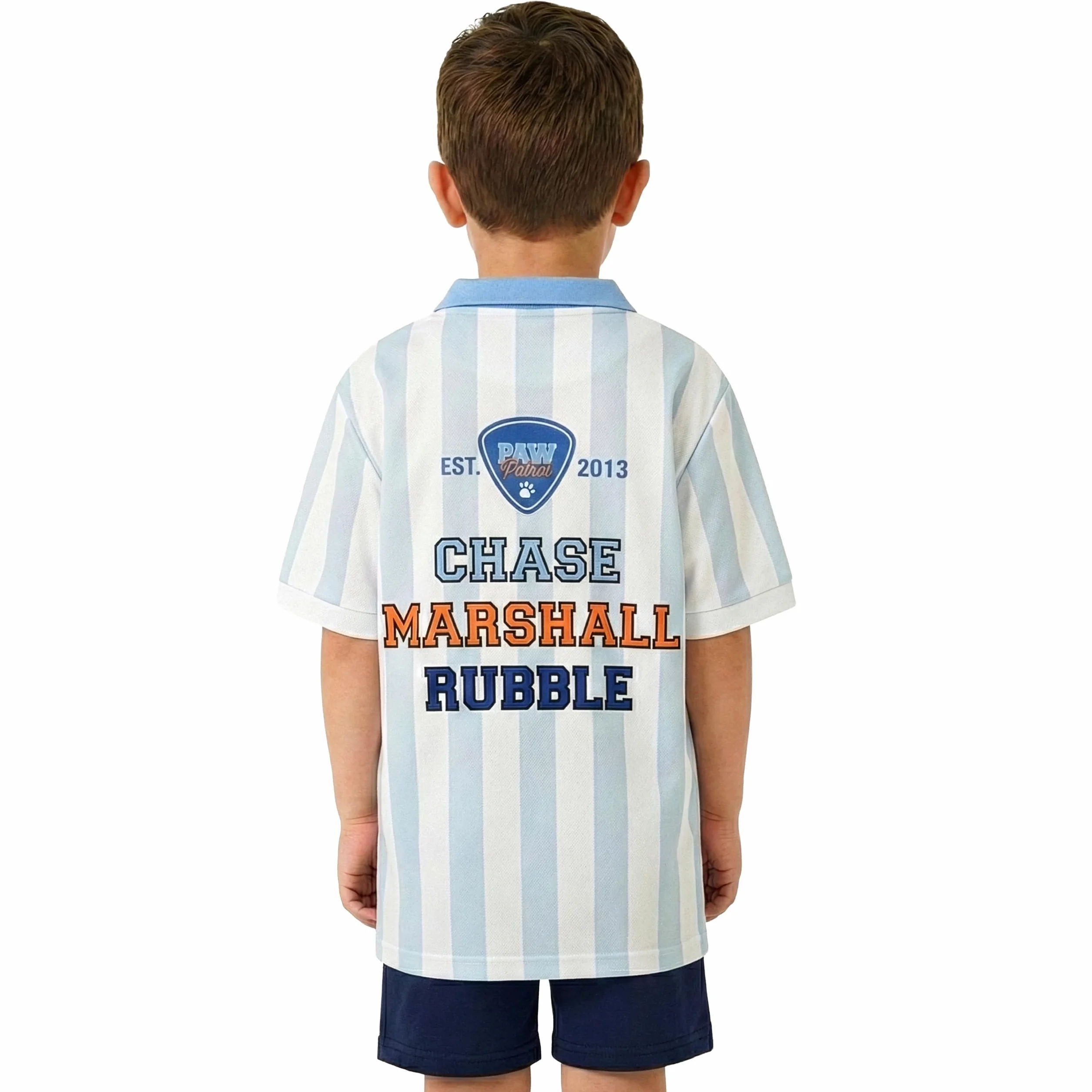 PAW Patrol T-shirt, Oversize’Owa Koszulka Piłkarska Dla Chłopców Z Chase Em, Marshall I Rubble, Chłopięcy T-shirt Piłkarski