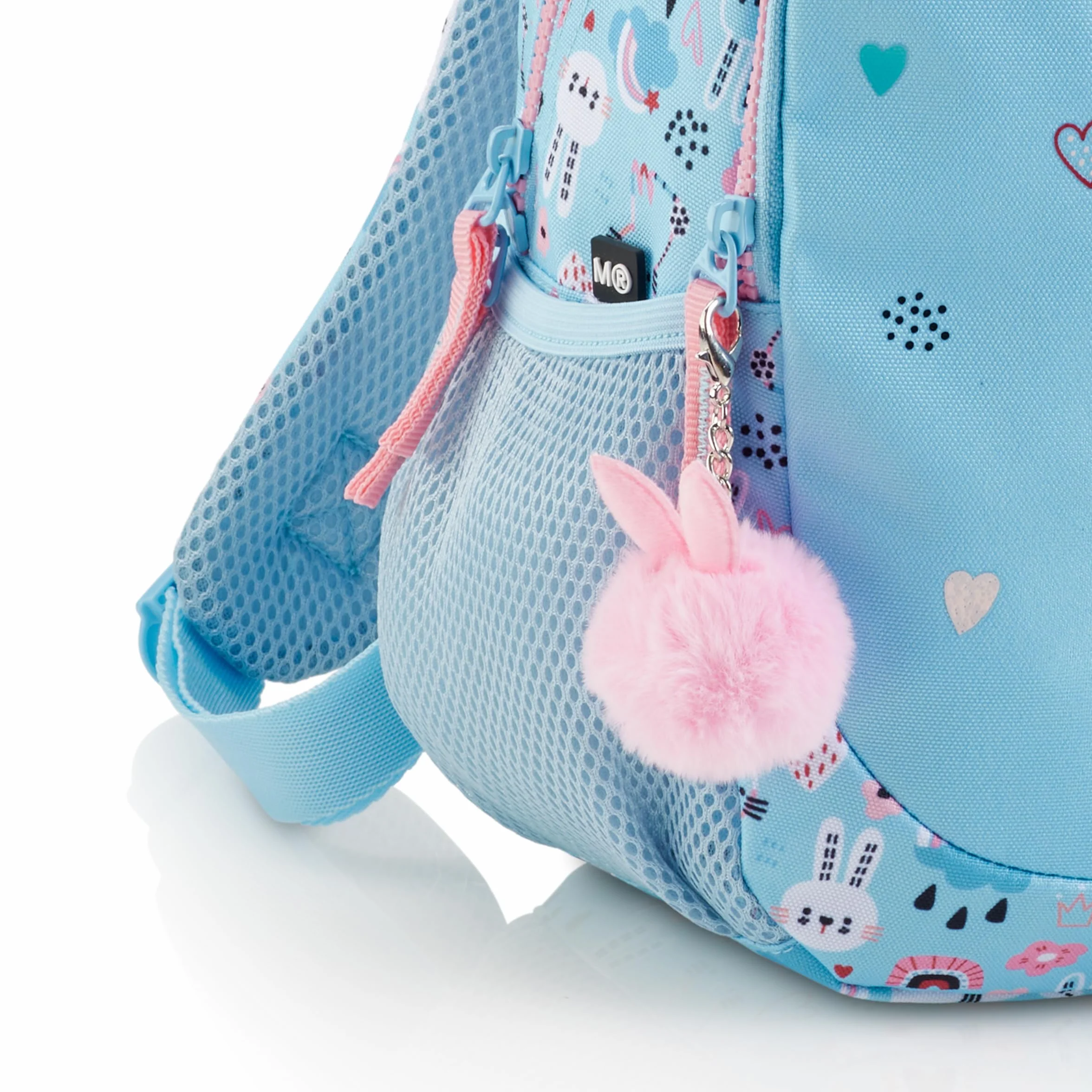 Miquelrius Bunny Bliss podwójny plecak z recyclingiem, unisex, niebieski, średni, Niebieski, M