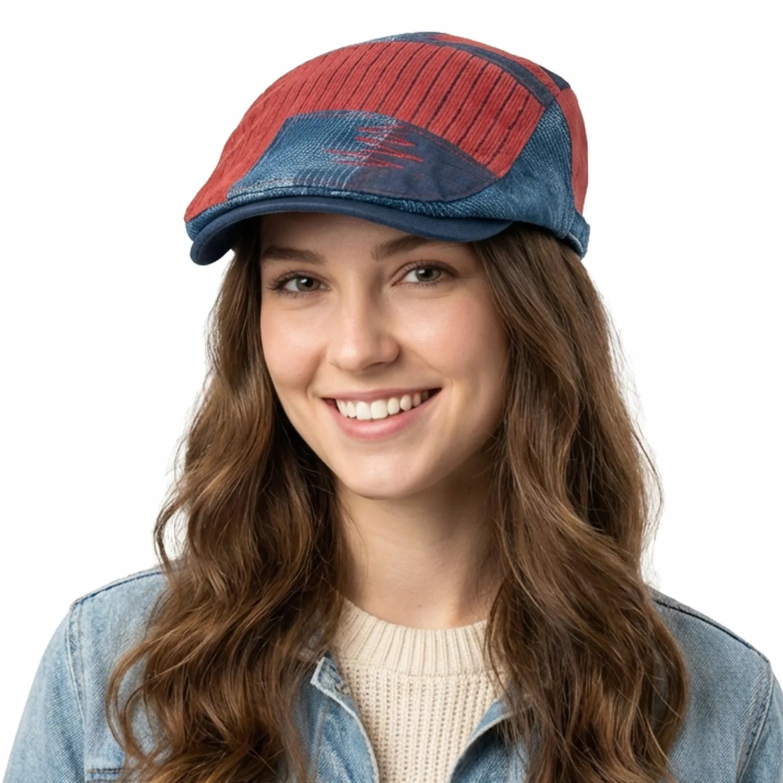 Męska czapka z daszkiem z daszkiem, patchworkowa czapka beret, czapka z daszkiem Gatsby Newsboy Cap czapka golfa