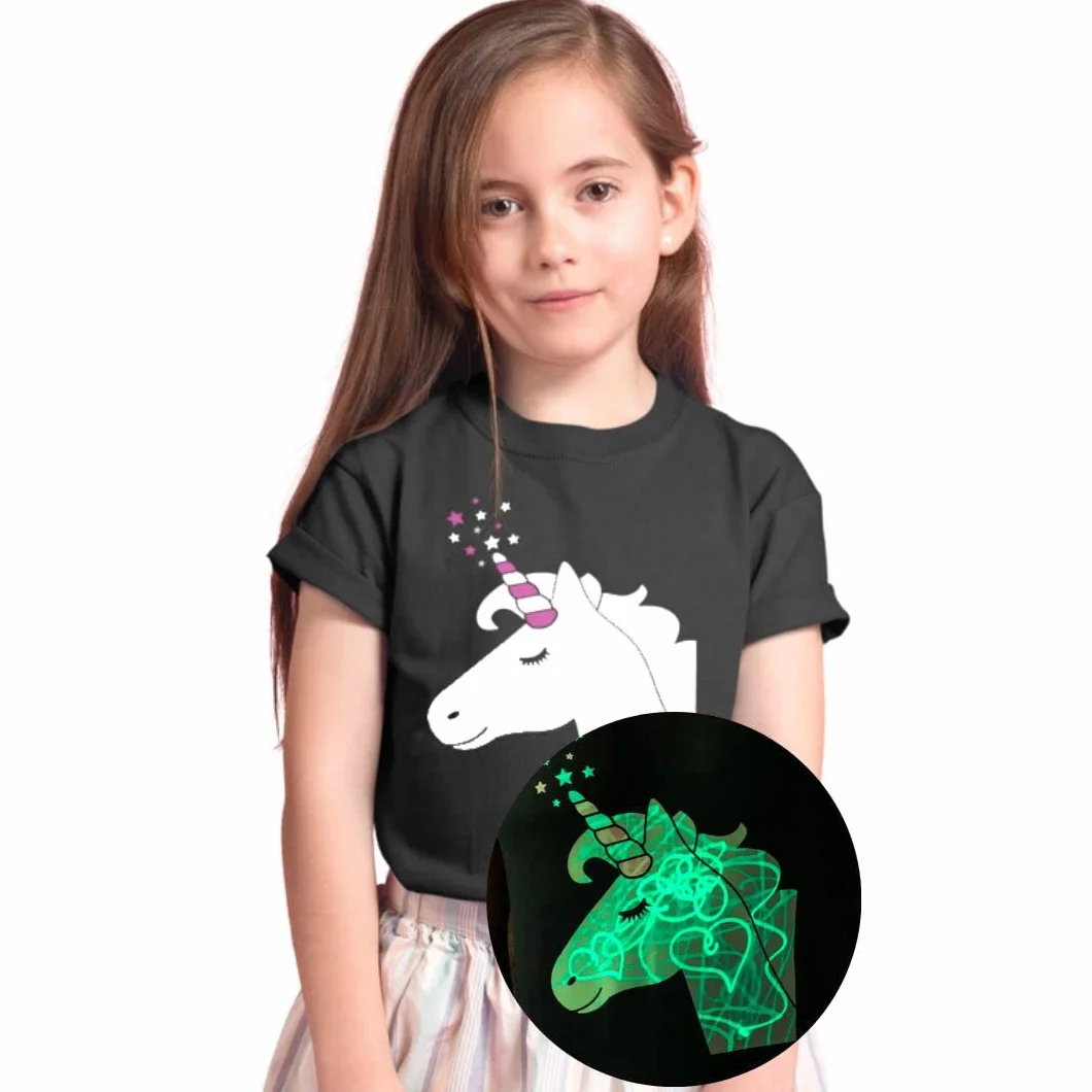 Illuminated Apparel Oryginalna interaktywna koszulka świecąca w ciemności - zabawa na przyjęcia urodzinowe i festiwale