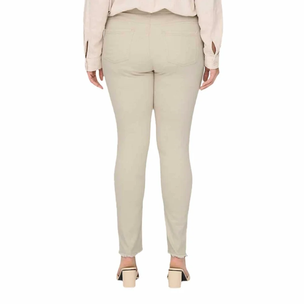 ONLY Carmakoma Carwilly Reg Ank Raw Sk Dnm Dot019 Noos - spodnie jeansowe Kobiety