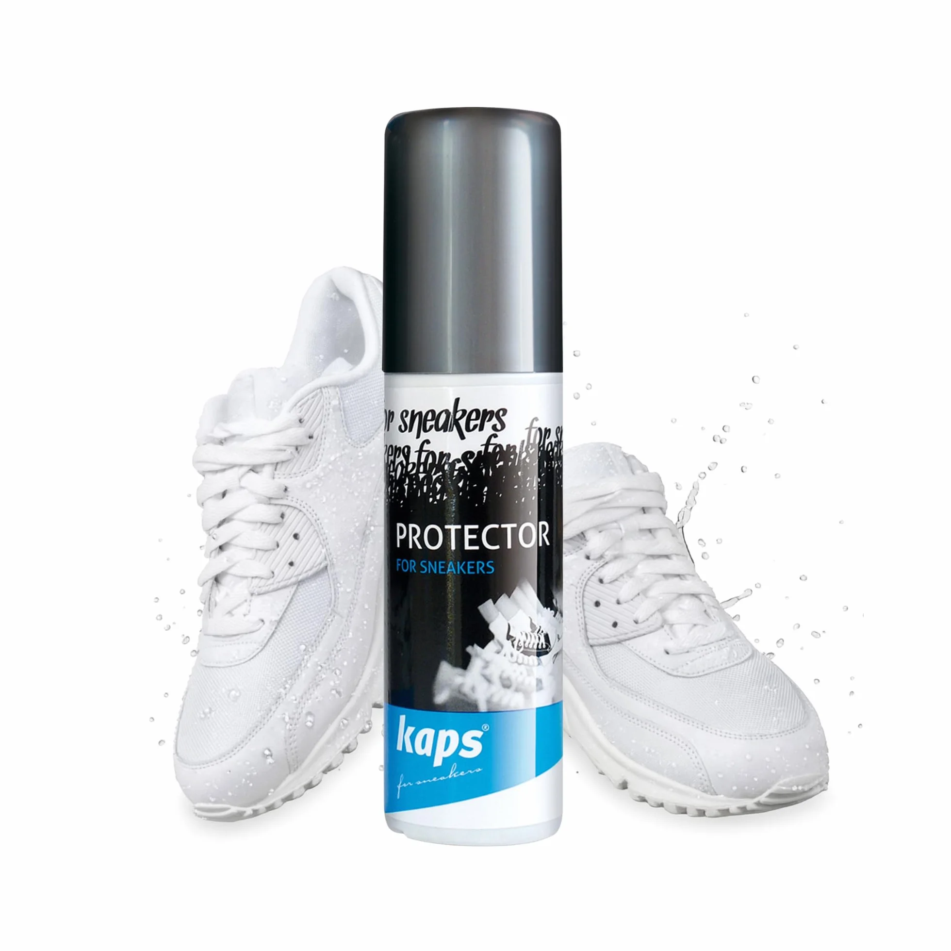 Kaps Sneakers Protector - Wodoodporny i Chroniący przed Zabrudzeniami Impregnat do Snekaresów i Butów Codziennych, Przyjazny dla Środowiska bez Aerozolu - 100 ml